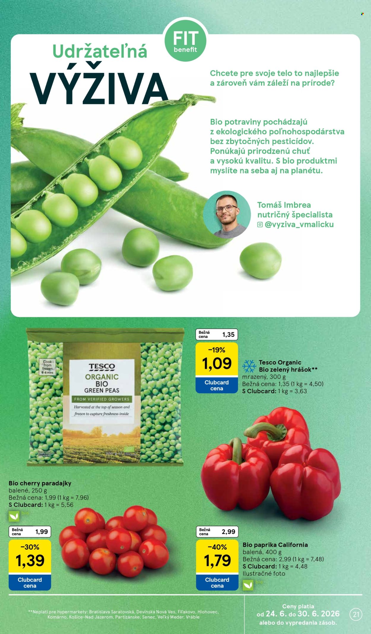 Leták TESCO - 24.6.2026 - 30.6.2026. Strana 21