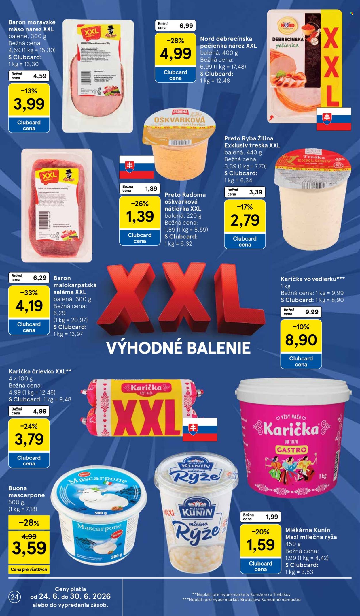 Leták TESCO - 24.6.2026 - 30.6.2026. Strana 24
