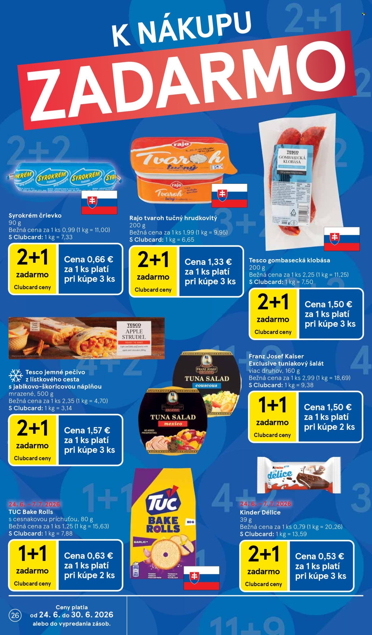 Leták TESCO - 24.6.2026 - 30.6.2026. Strana 26