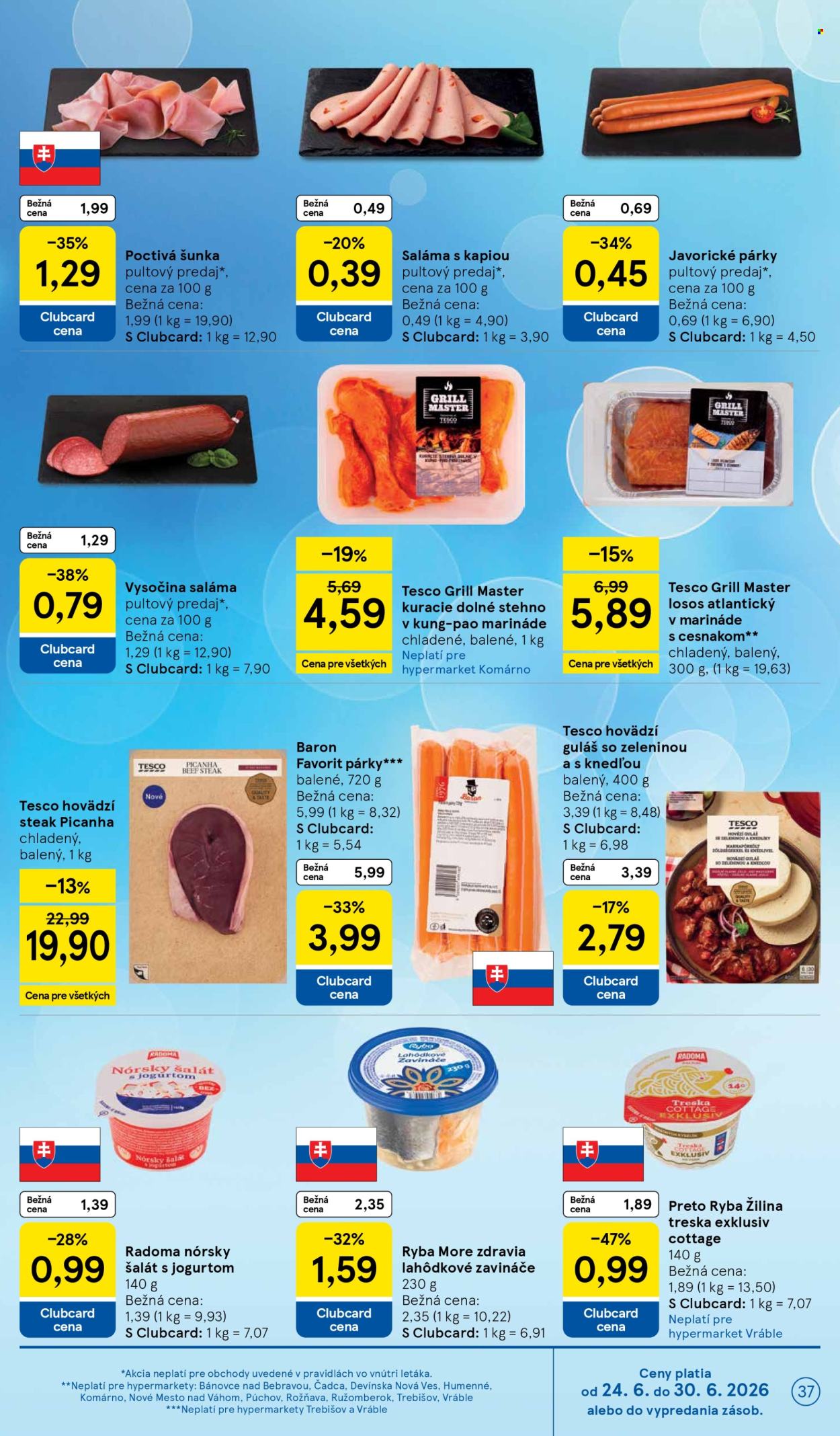 Leták TESCO - 24.6.2026 - 30.6.2026. Strana 37