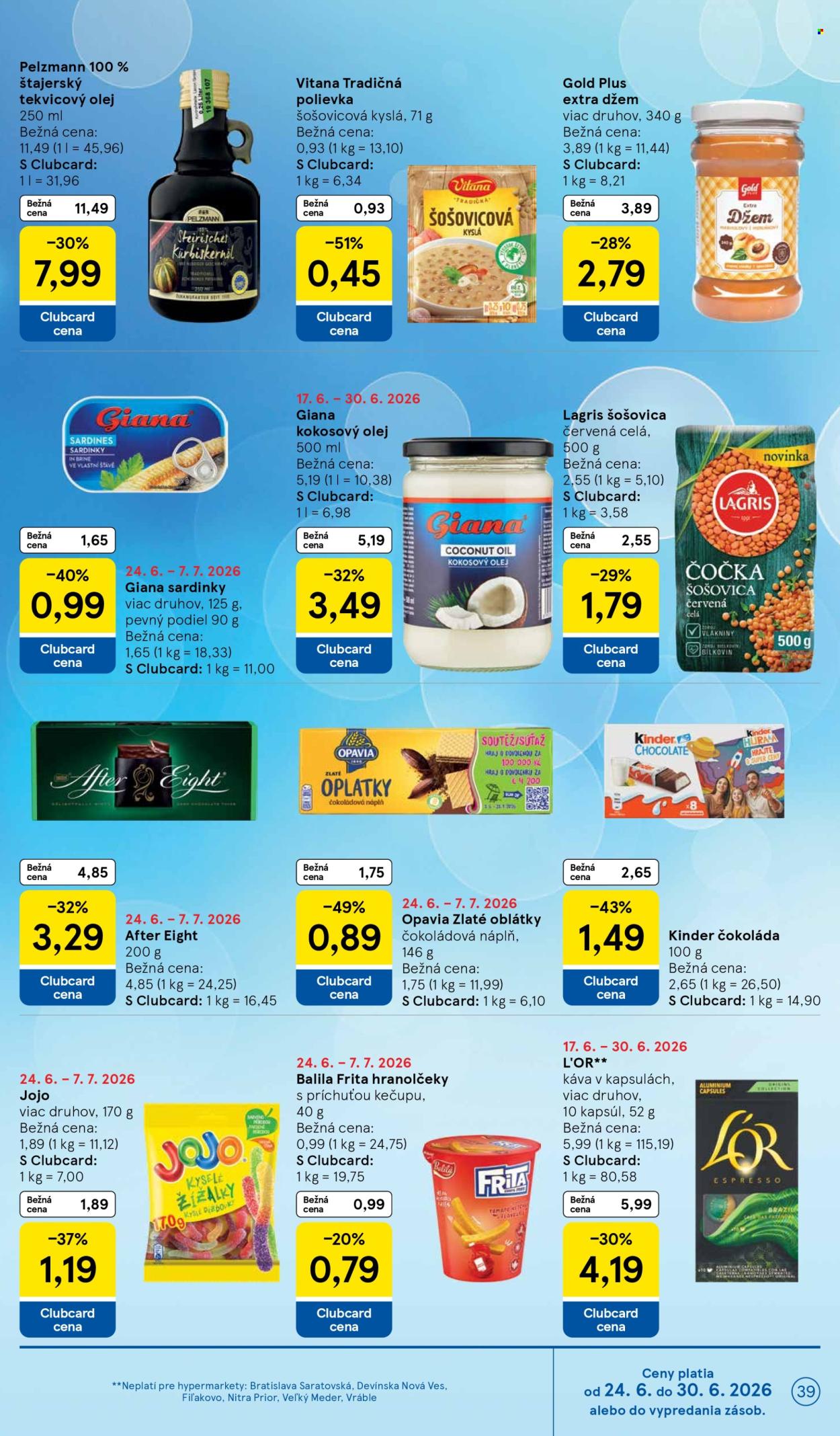 Leták TESCO - 24.6.2026 - 30.6.2026. Strana 39