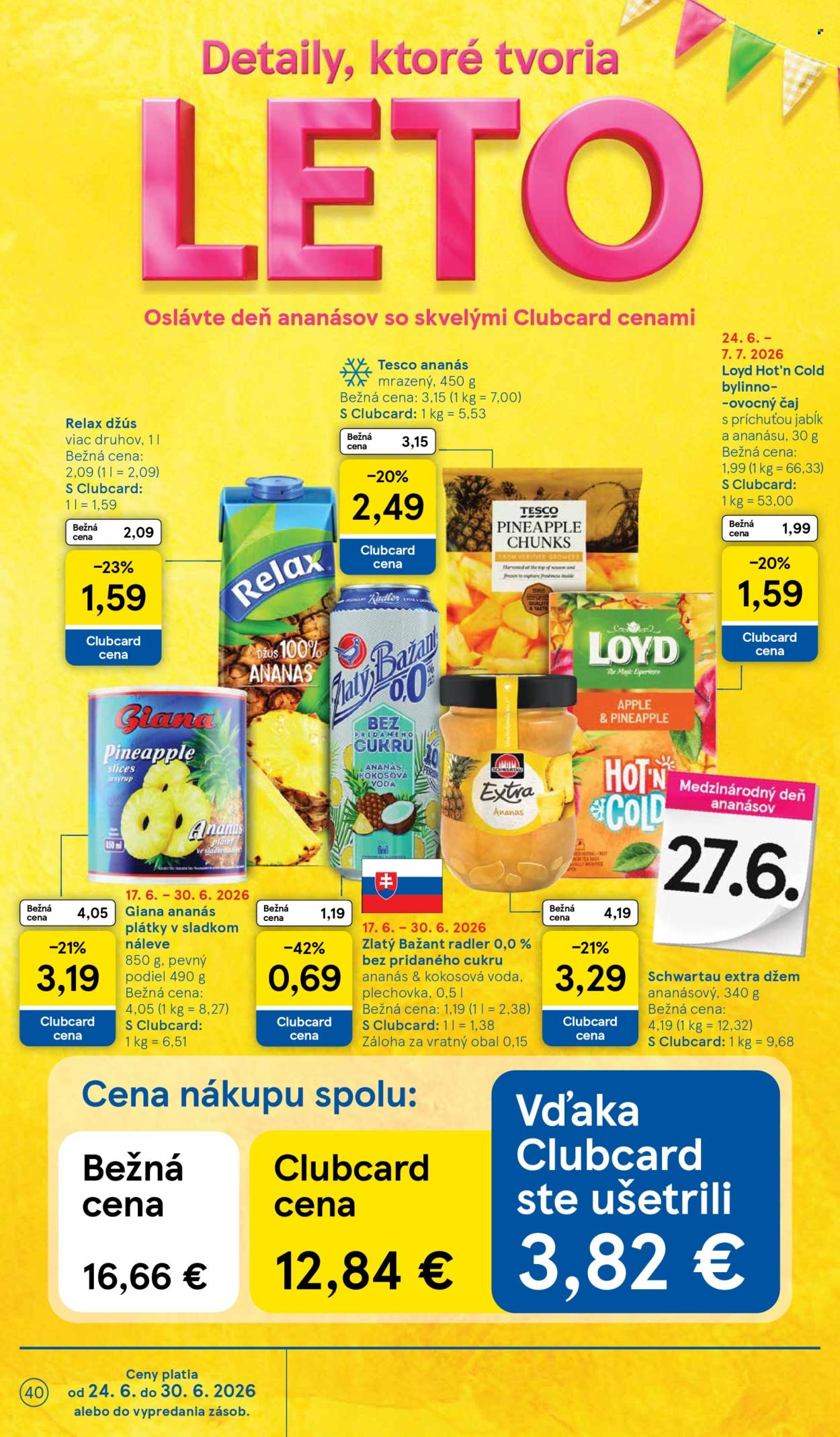 Leták TESCO - 24.6.2026 - 30.6.2026. Strana 40