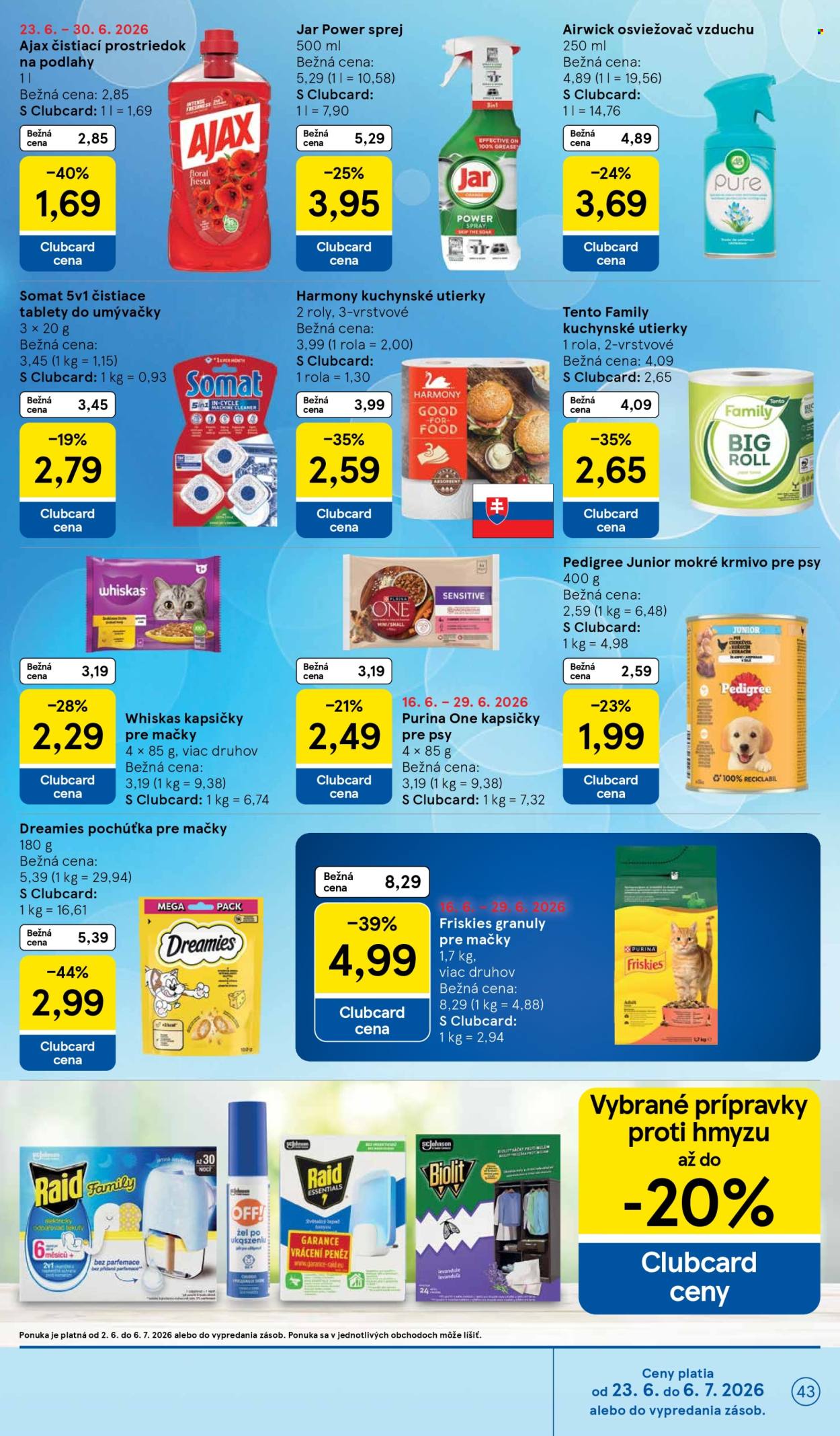 Leták TESCO - 24.6.2026 - 30.6.2026. Strana 43