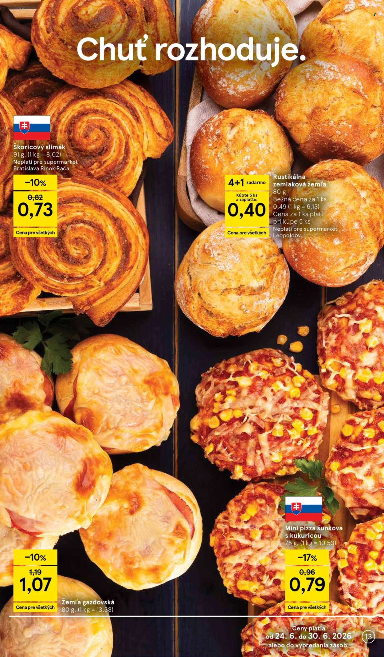 Leták TESCO supermarket - 24.6.2026 - 30.6.2026. Strana 13