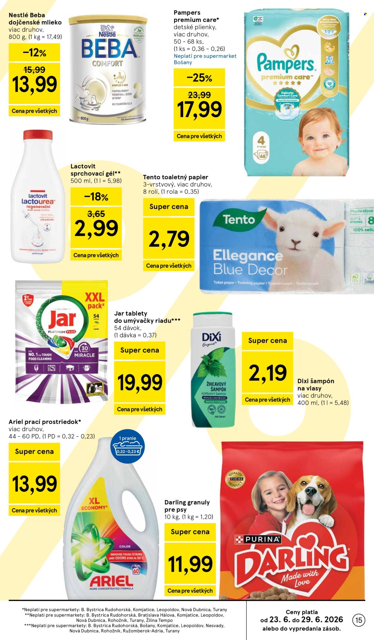 Leták TESCO supermarket - 24.6.2026 - 30.6.2026. Strana 15