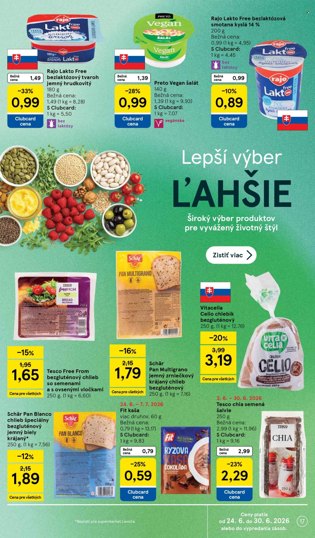 Leták TESCO supermarket - 24.6.2026 - 30.6.2026. Strana 17