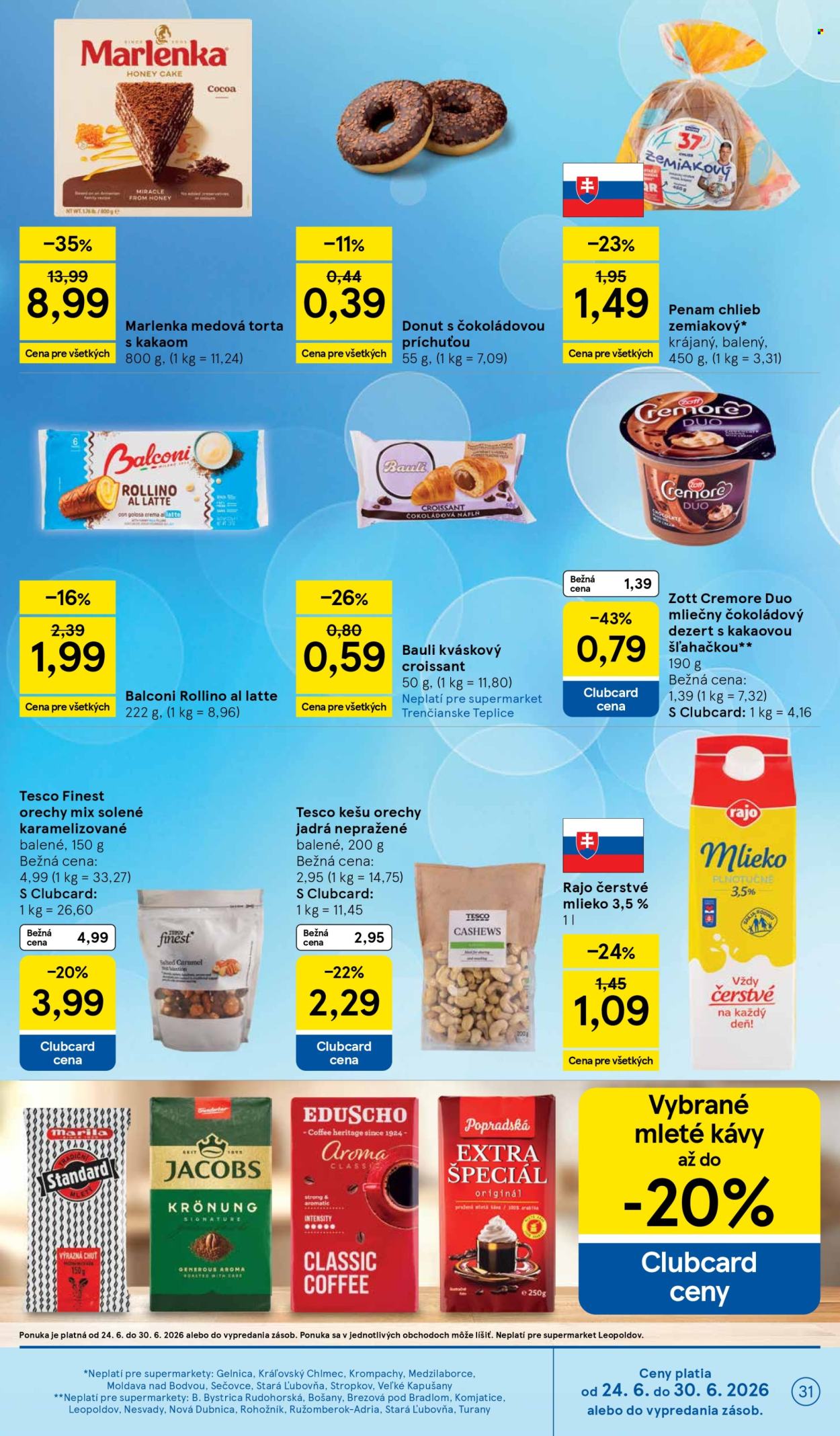 Leták TESCO supermarket - 24.6.2026 - 30.6.2026. Strana 31