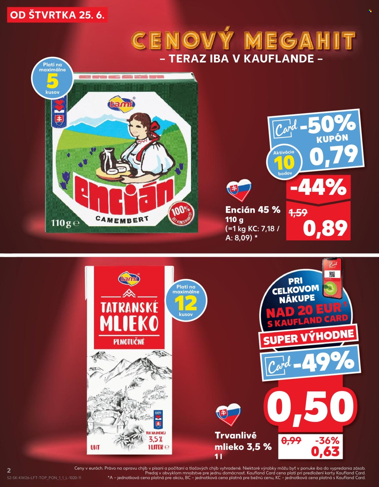 Leták Kaufland - 25.6.2026 - 1.7.2026. Strana 2