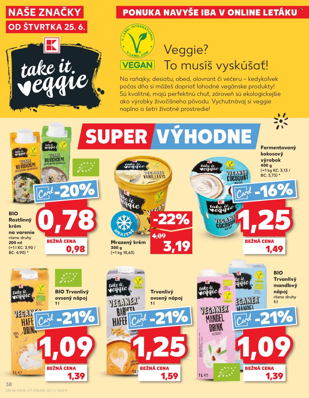 Leták Kaufland - 25.6.2026 - 1.7.2026. Strana 38