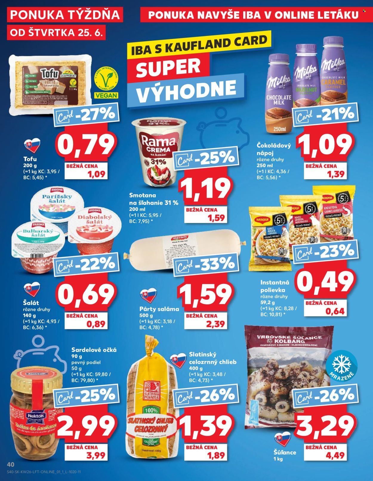 Leták Kaufland - 25.6.2026 - 1.7.2026. Strana 40