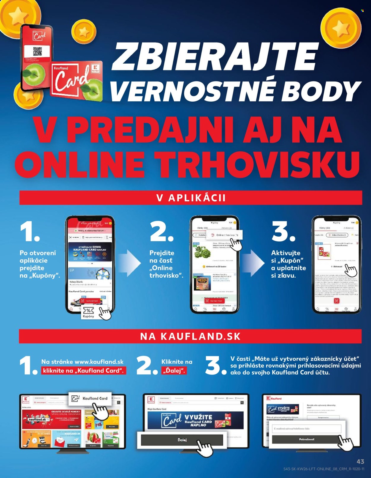 Leták Kaufland - 25.6.2026 - 1.7.2026. Strana 43