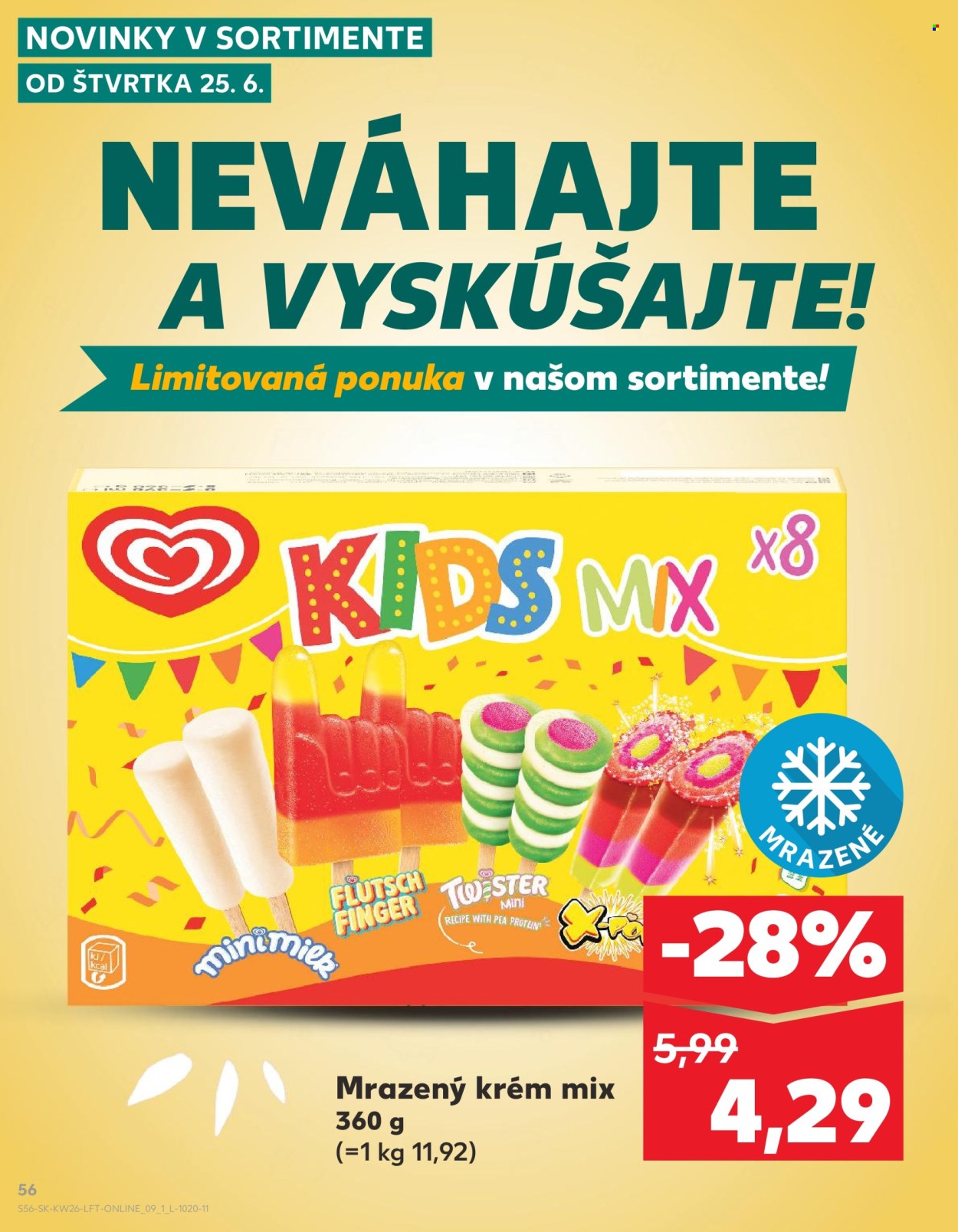 Leták Kaufland - 25.6.2026 - 1.7.2026. Strana 56