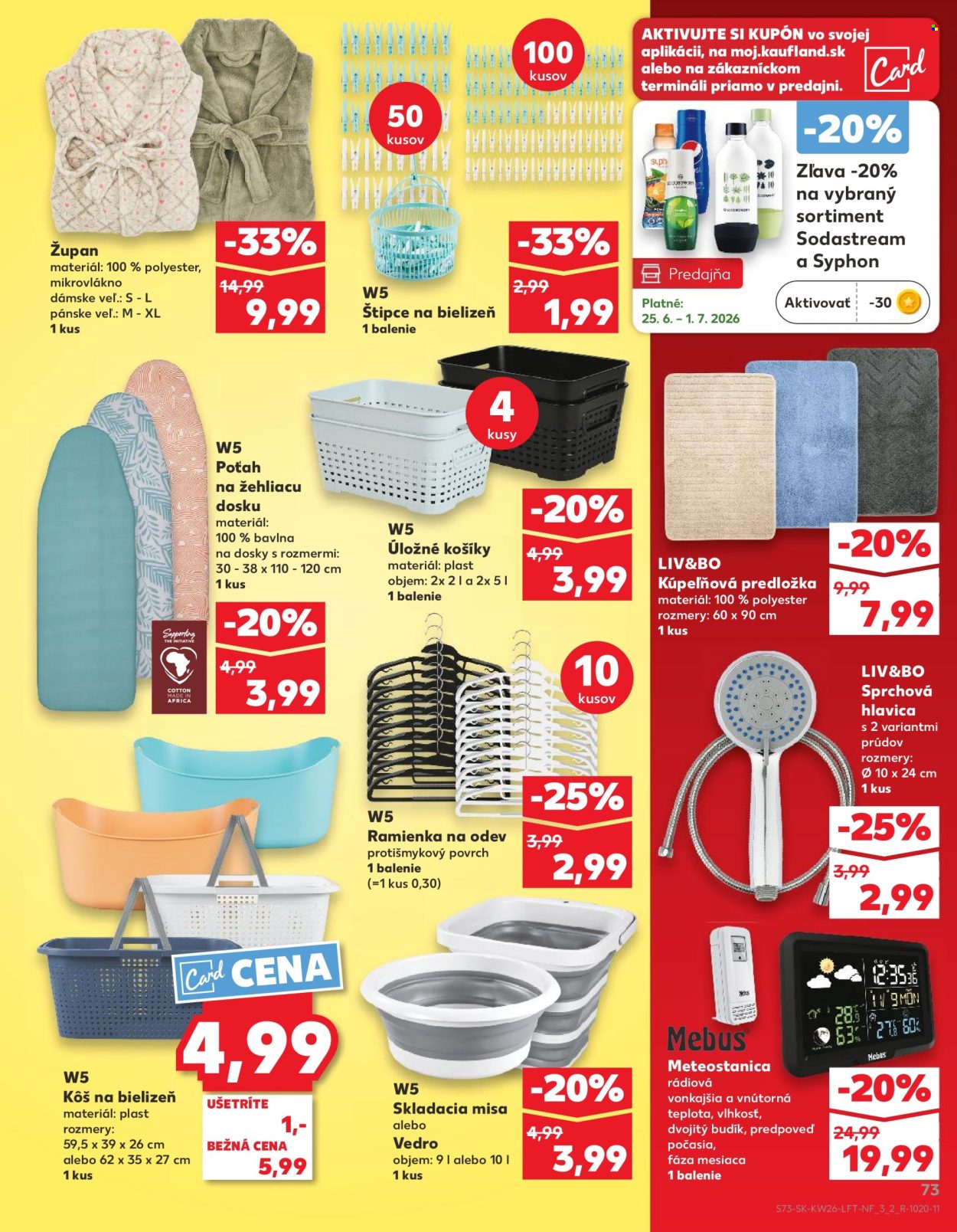 Leták Kaufland - 25.6.2026 - 1.7.2026. Strana 73