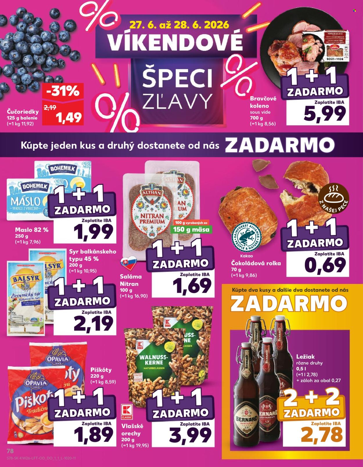 Leták Kaufland - 25.6.2026 - 1.7.2026. Strana 78