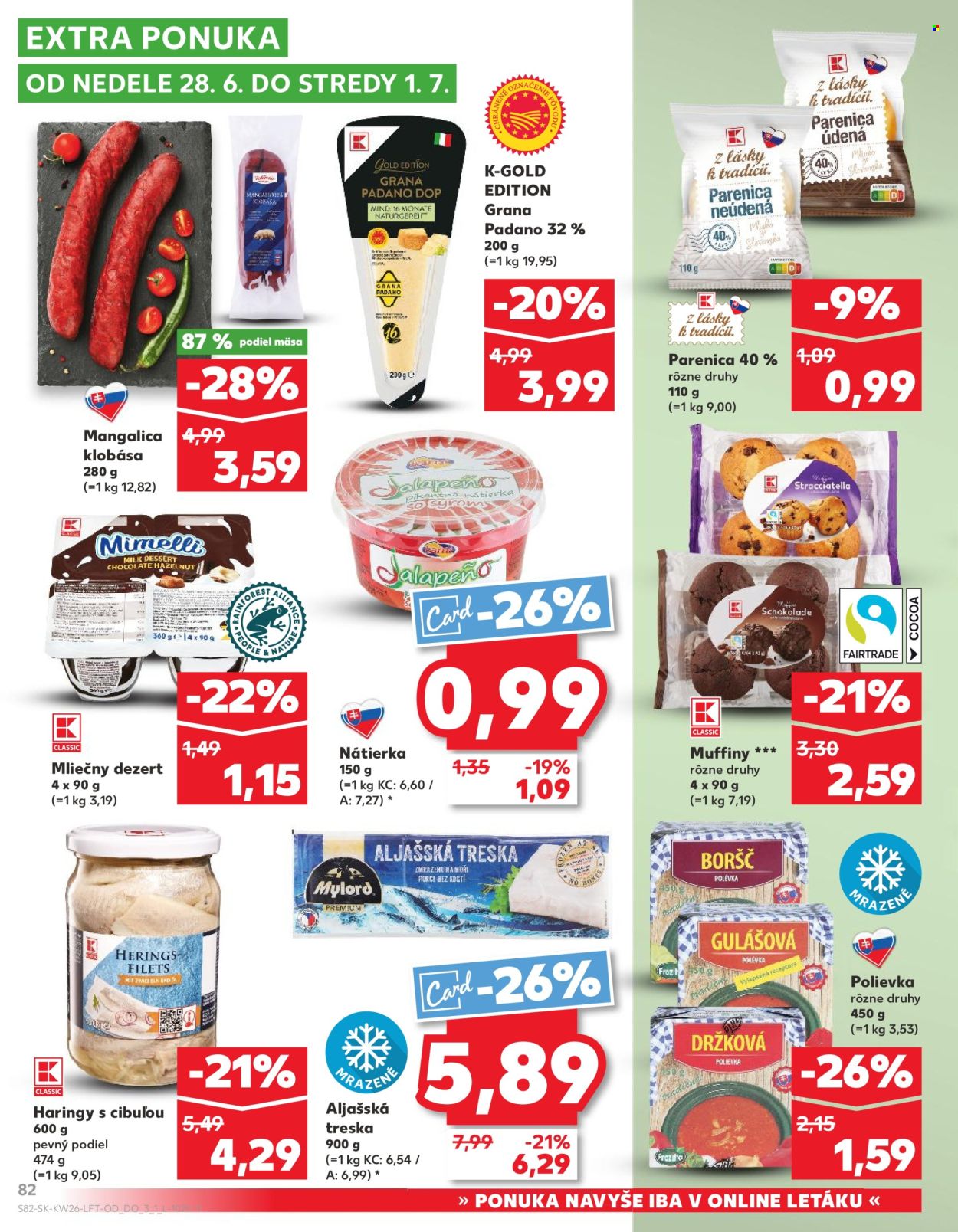 Leták Kaufland - 25.6.2026 - 1.7.2026. Strana 82