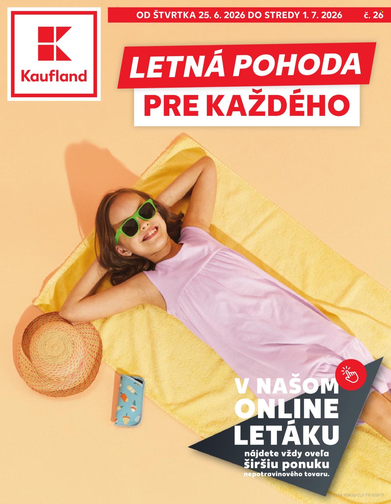 Leták Kaufland - 25.6.2026 - 1.7.2026. Strana 1