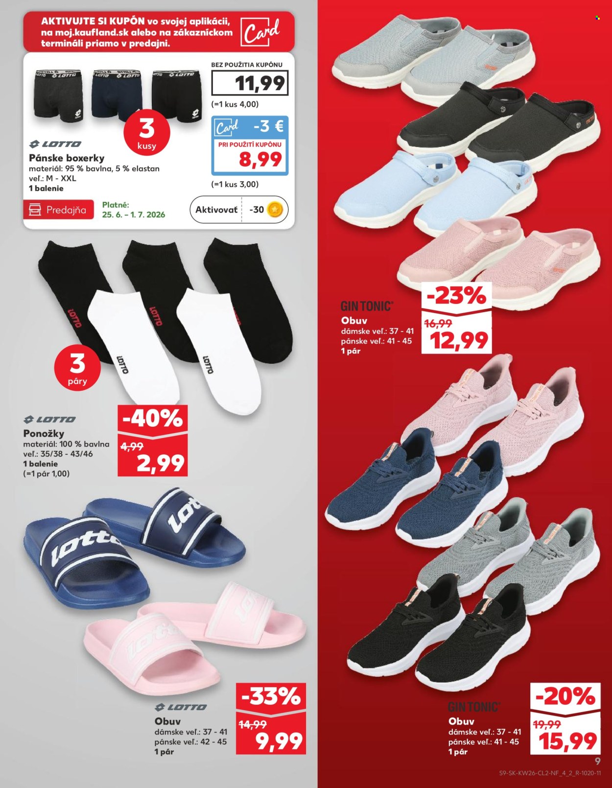 Leták Kaufland - 25.6.2026 - 1.7.2026. Strana 9