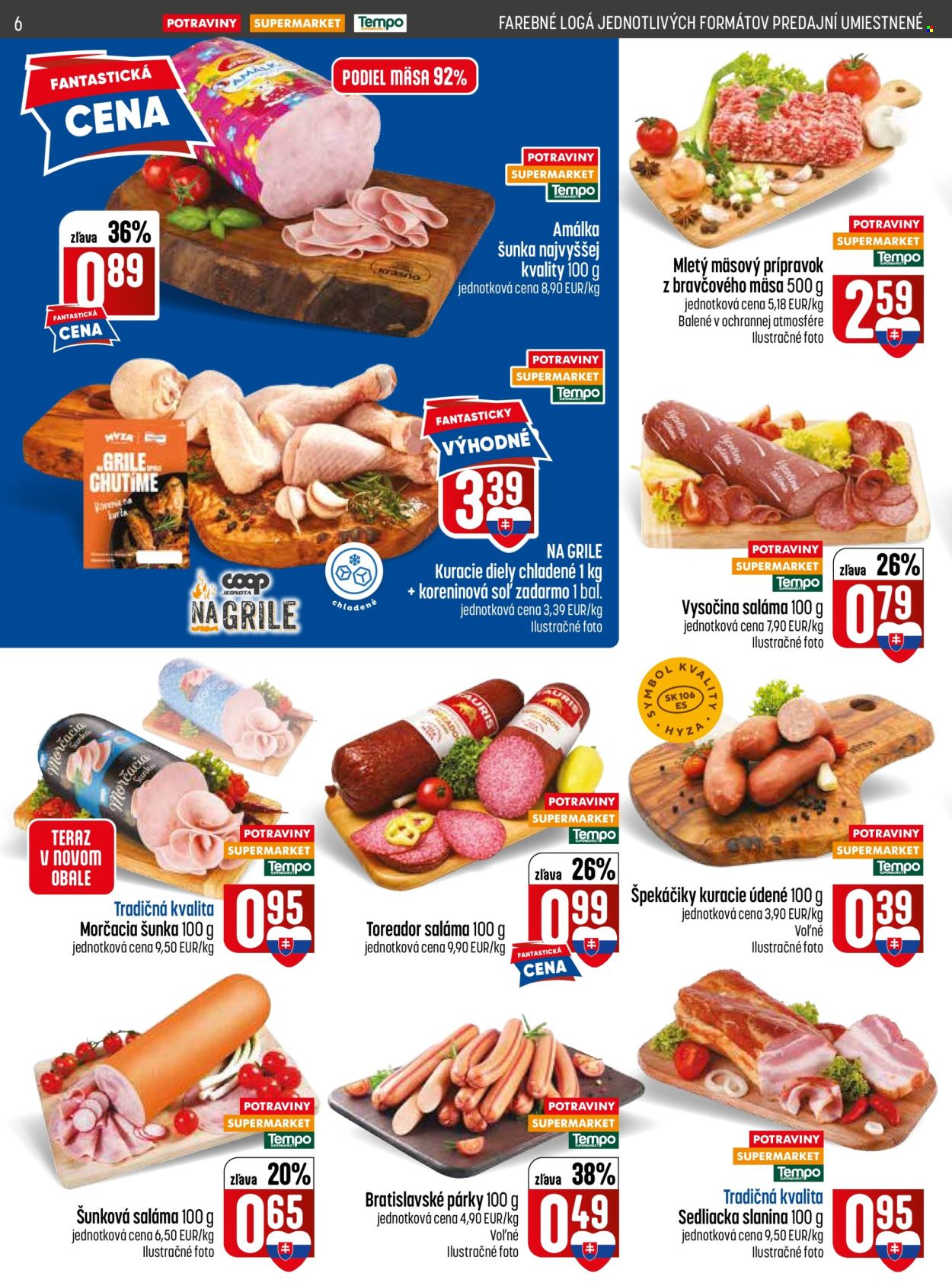 Leták COOP Jednota - 25.6.2026 - 1.7.2026. Strana 6
