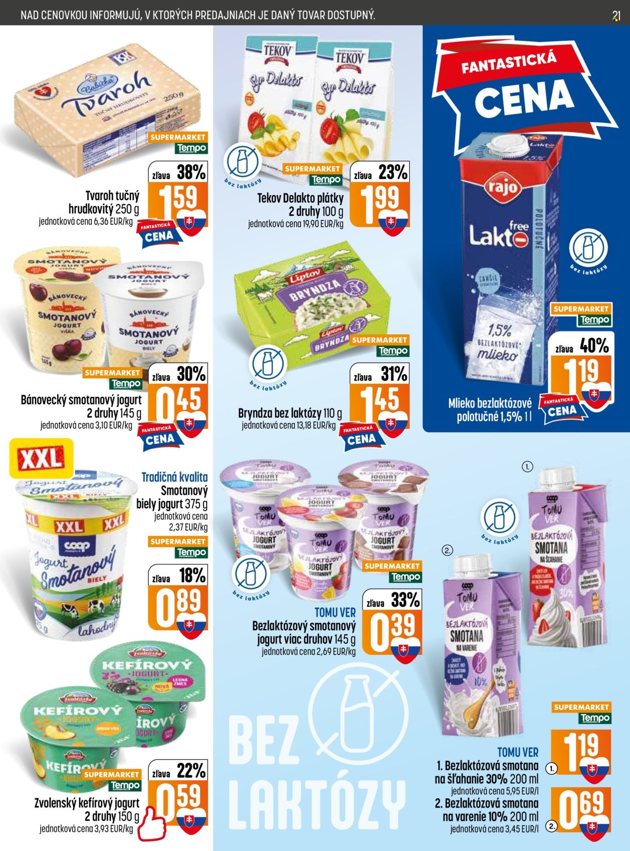 Leták COOP Jednota - 25.6.2026 - 1.7.2026. Strana 21