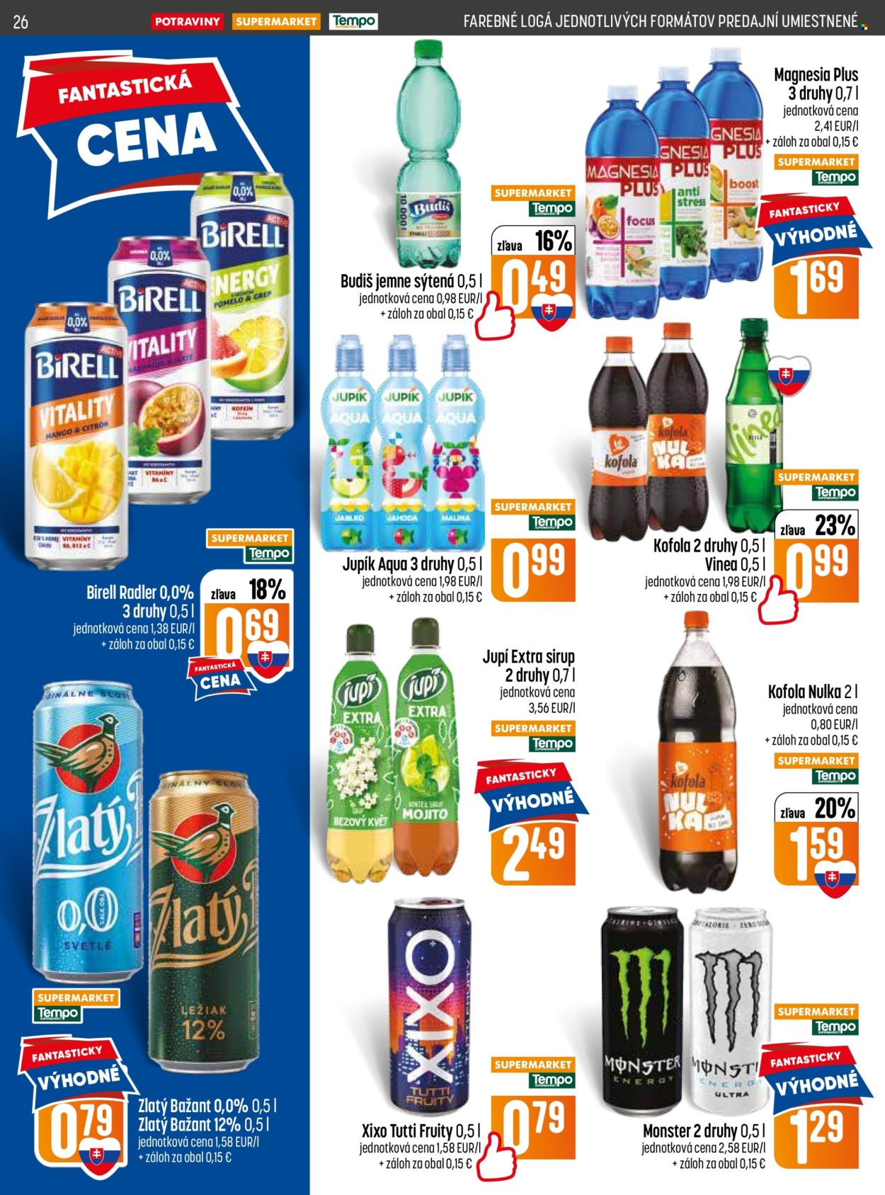 Leták COOP Jednota - 25.6.2026 - 1.7.2026. Strana 26