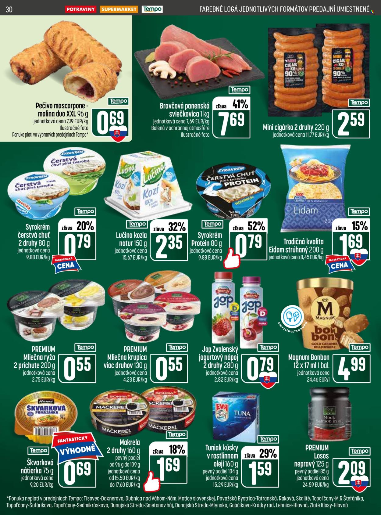 Leták COOP Jednota - 25.6.2026 - 1.7.2026. Strana 30