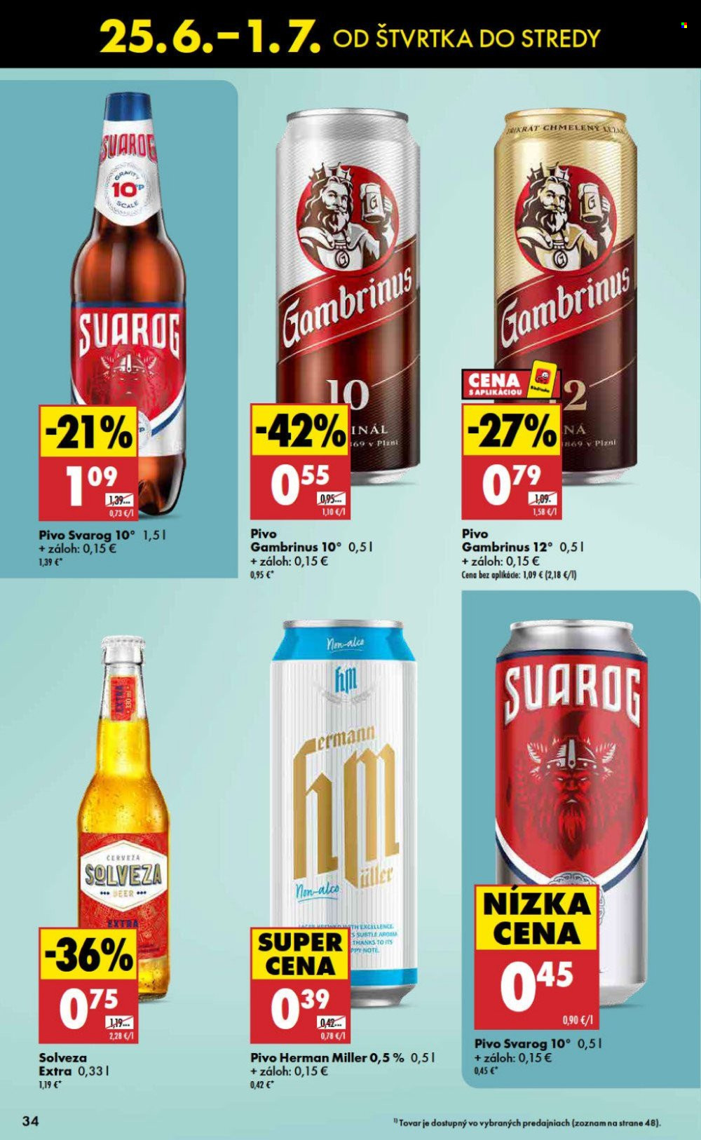 Leták Biedronka - 25.6.2026 - 1.7.2026. Strana 34