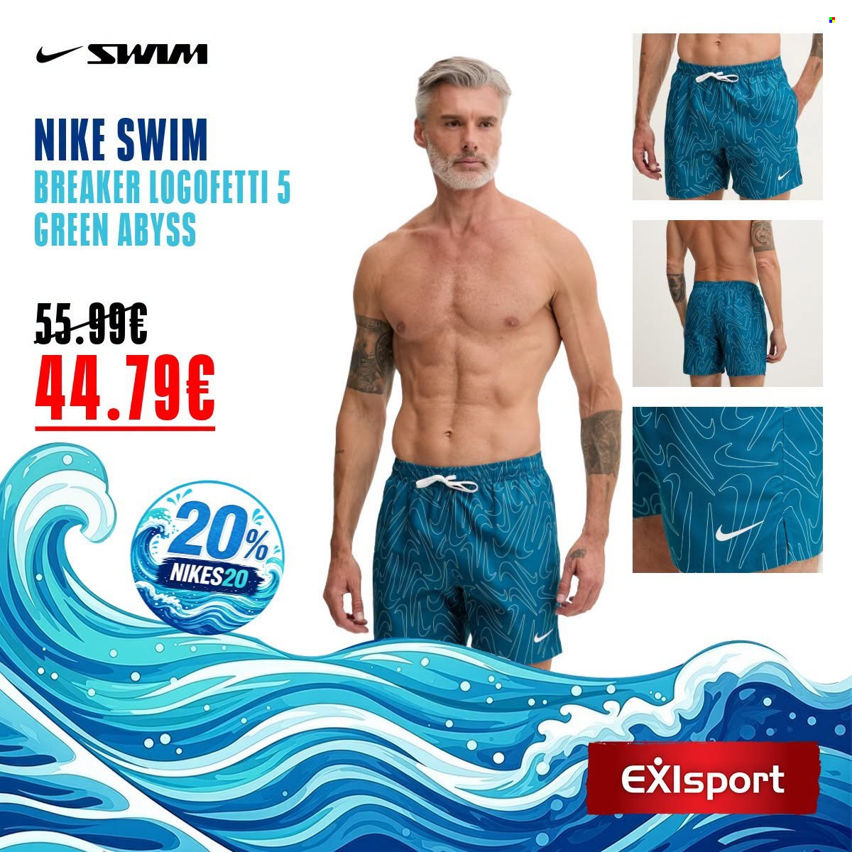 Leták Exisport. Strana 1