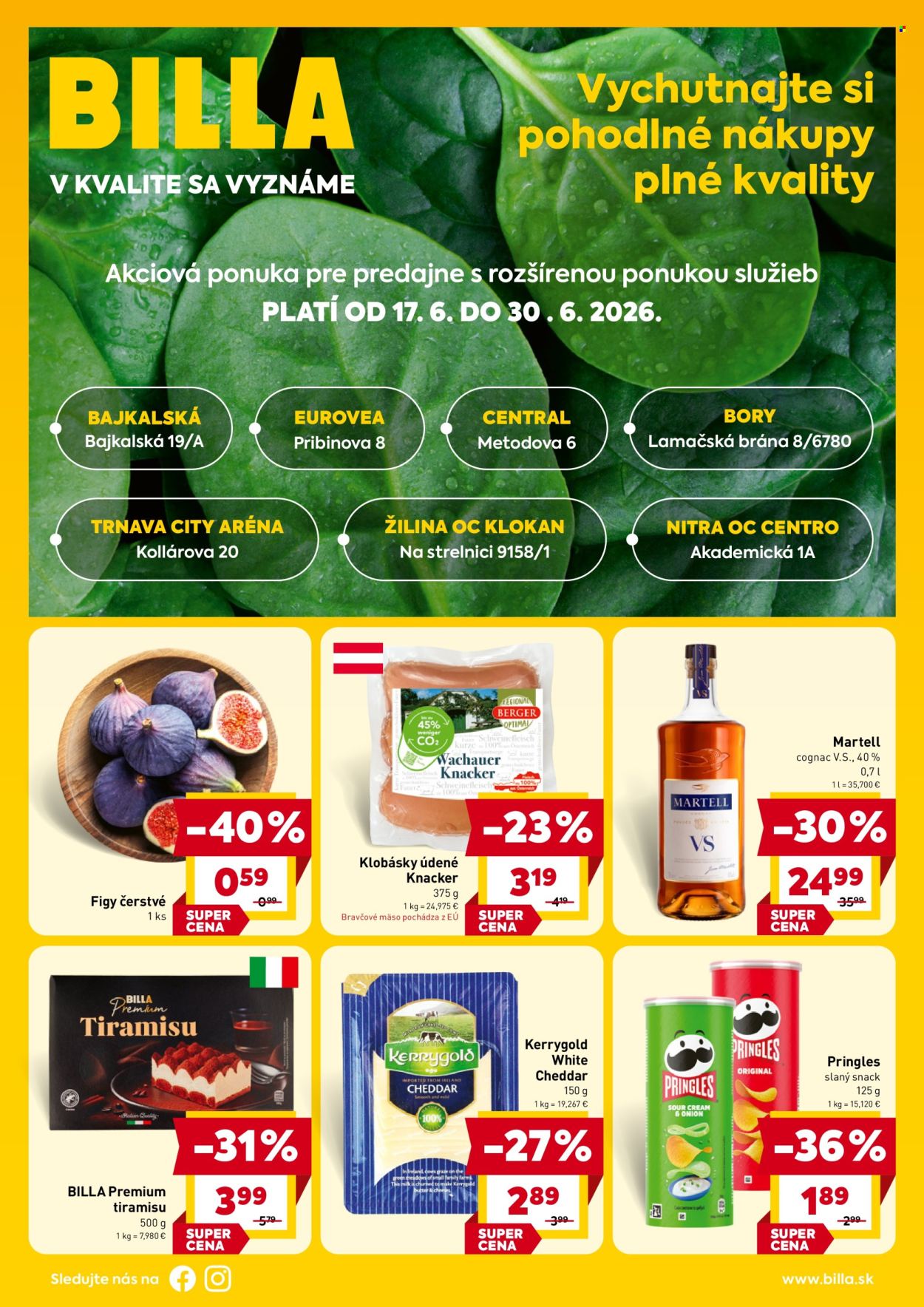 Leták Billa - 17.6.2026 - 30.6.2026. Strana 1