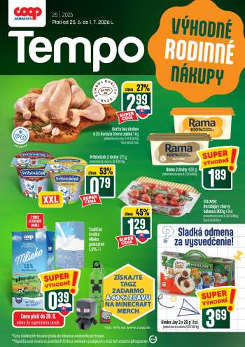 Leták COOP Jednota - 25.6.2026 - 1.7.2026.