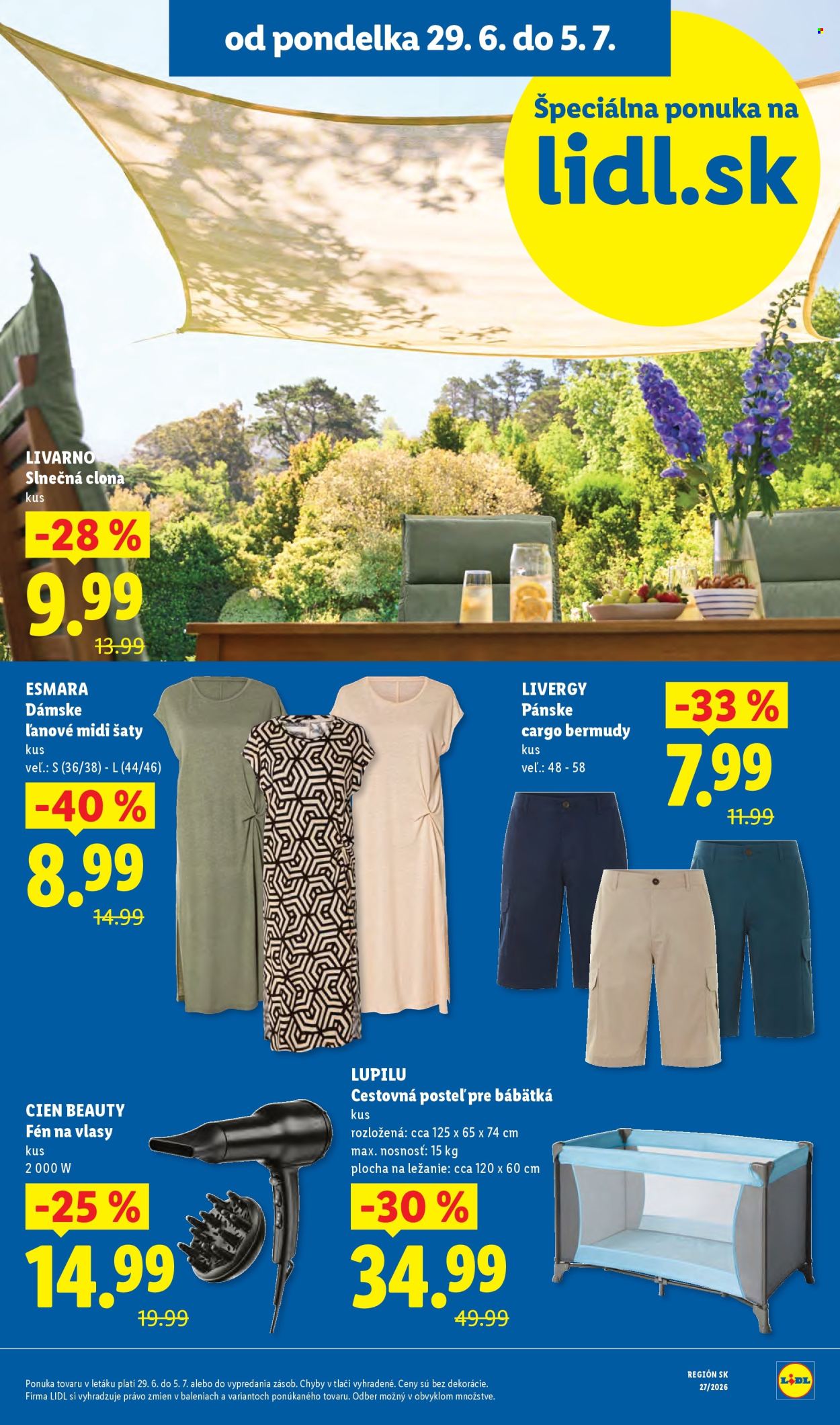 Leták Lidl - 29.6.2026 - 5.7.2026. Strana 7