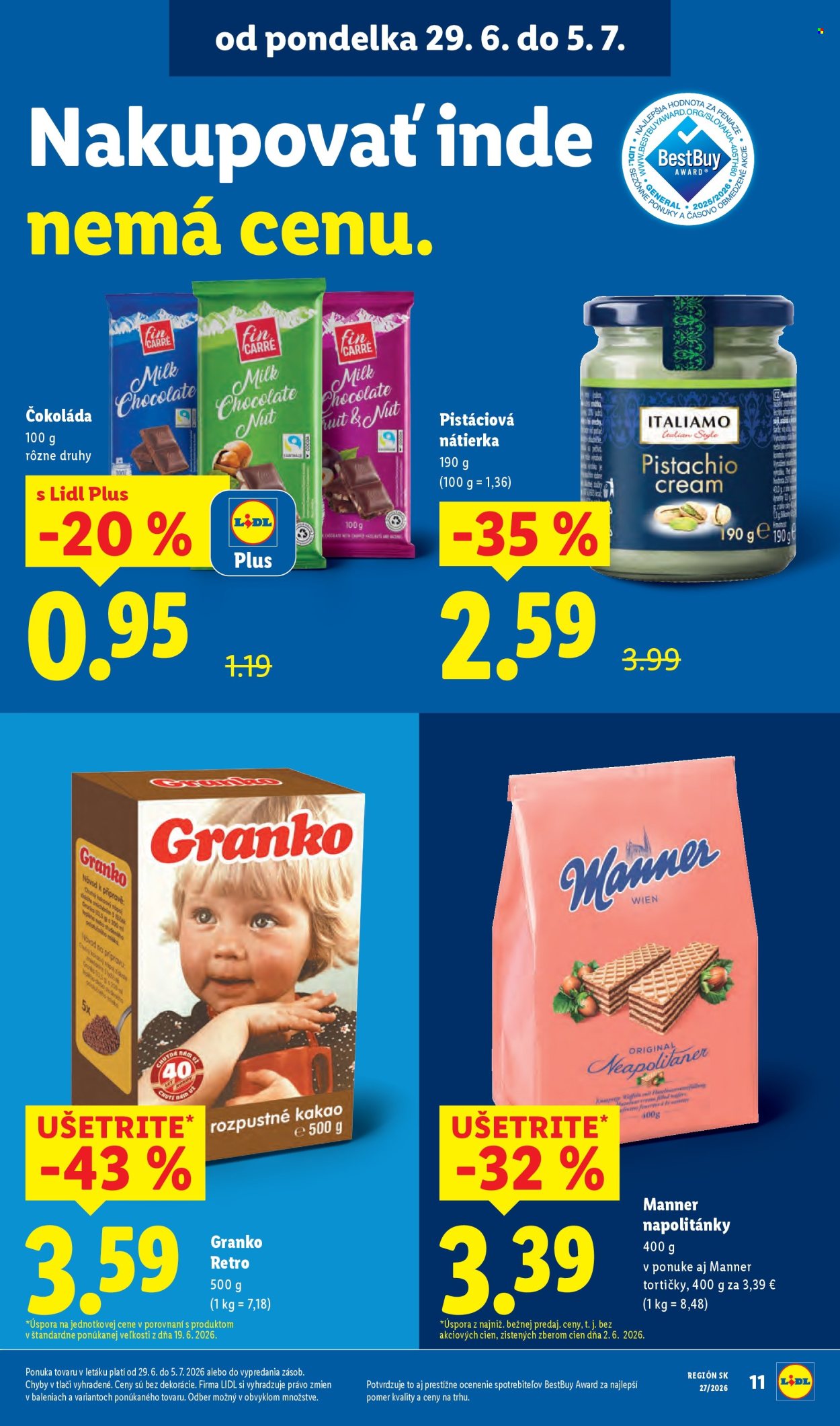 Leták Lidl - 29.6.2026 - 5.7.2026. Strana 17