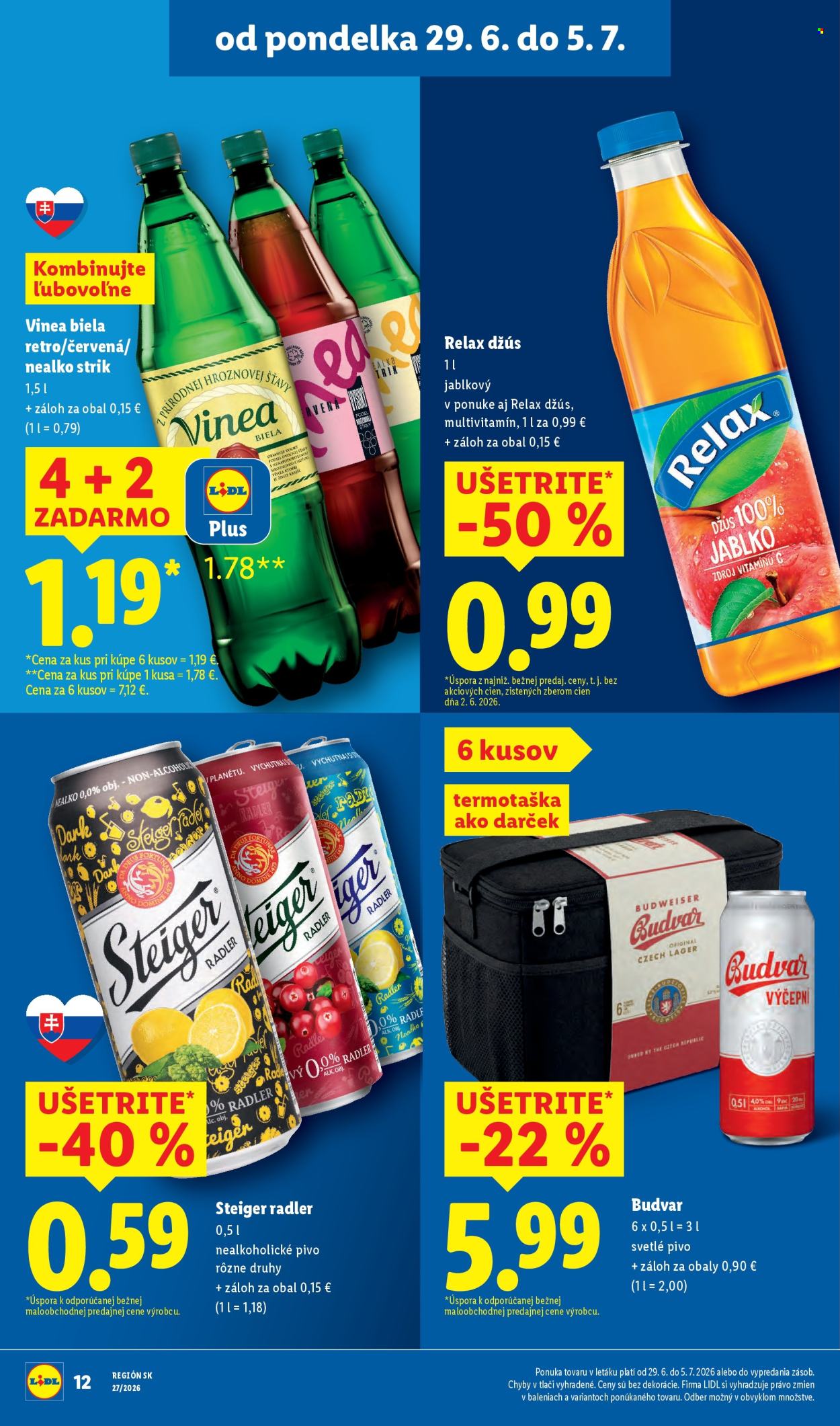 Leták Lidl - 29.6.2026 - 5.7.2026. Strana 18