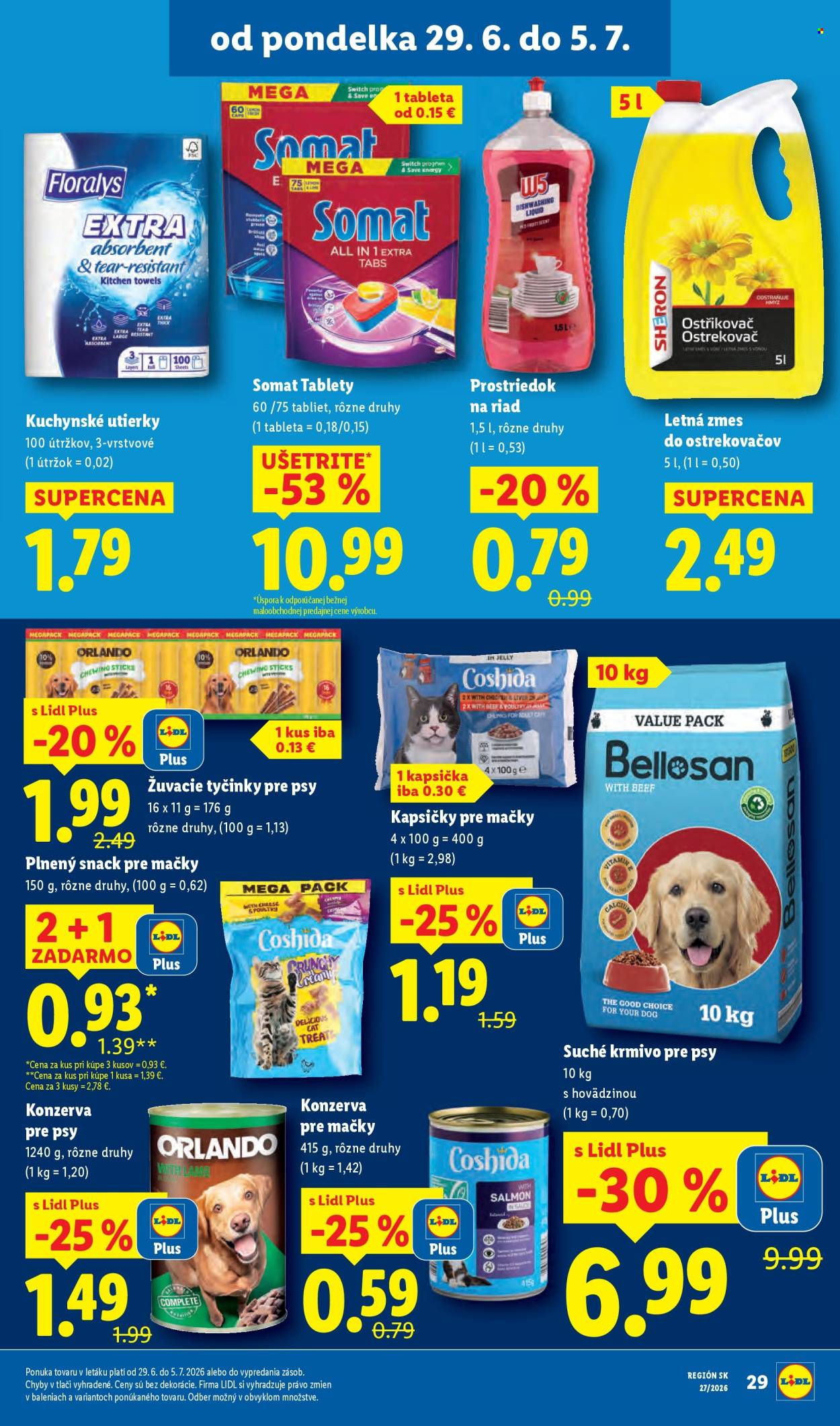 Leták Lidl - 29.6.2026 - 5.7.2026. Strana 43