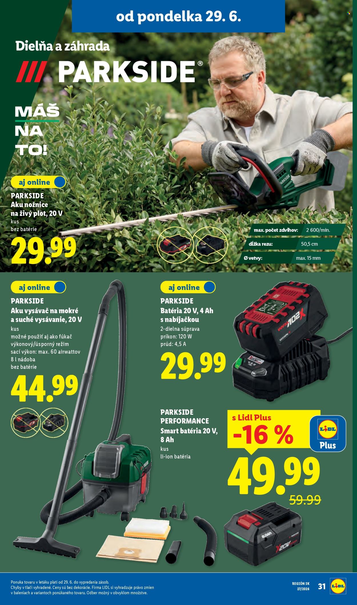 Leták Lidl - 29.6.2026 - 5.7.2026. Strana 45