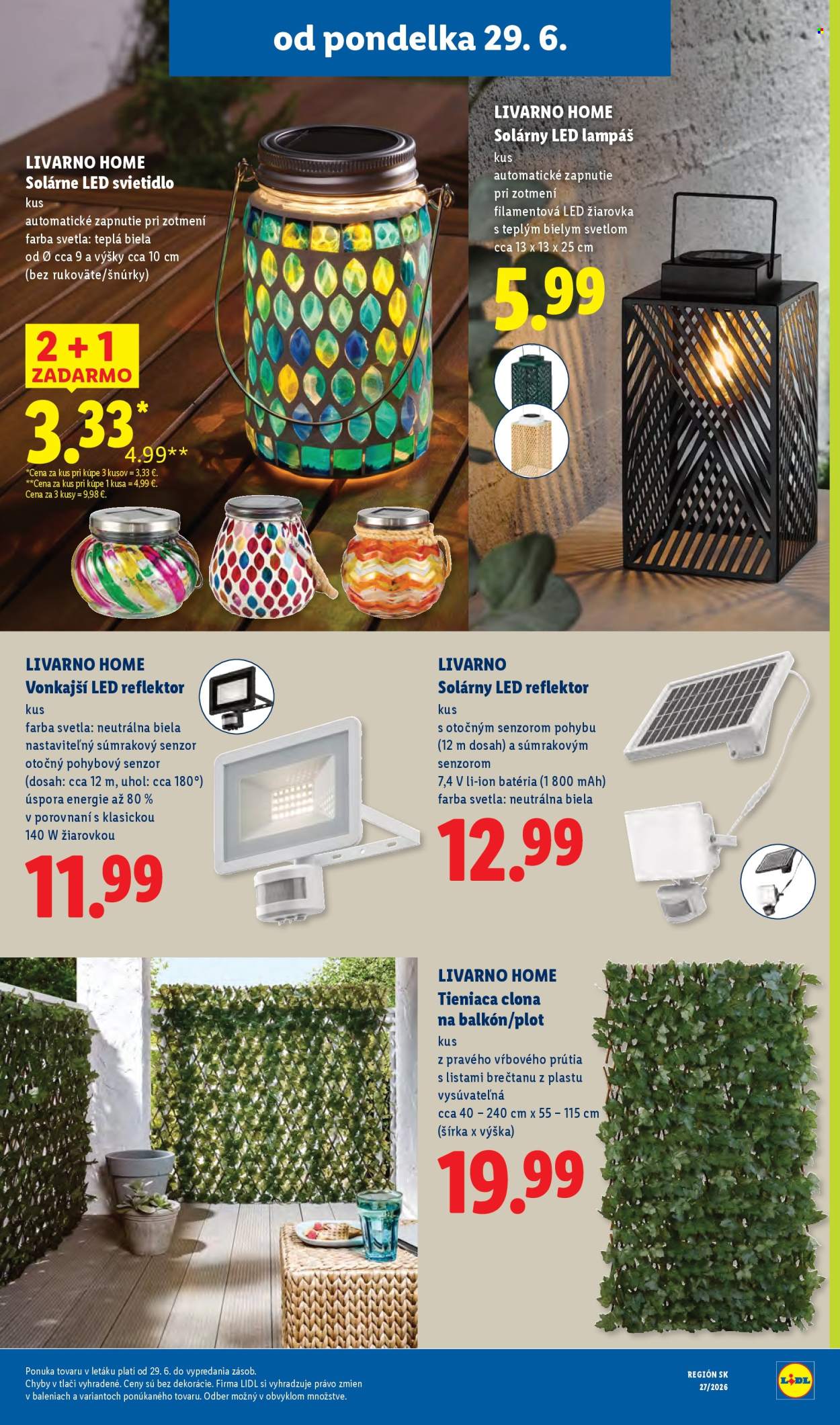 Leták Lidl - 29.6.2026 - 5.7.2026. Strana 49