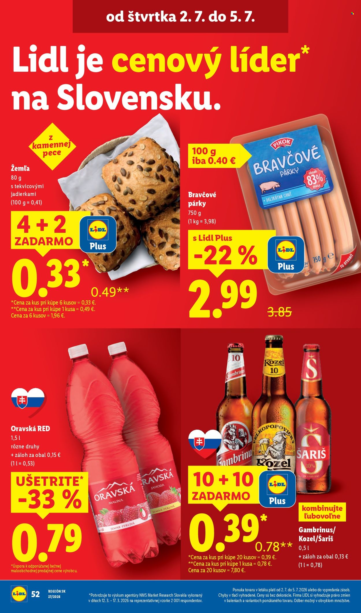 Leták Lidl - 29.6.2026 - 5.7.2026. Strana 59