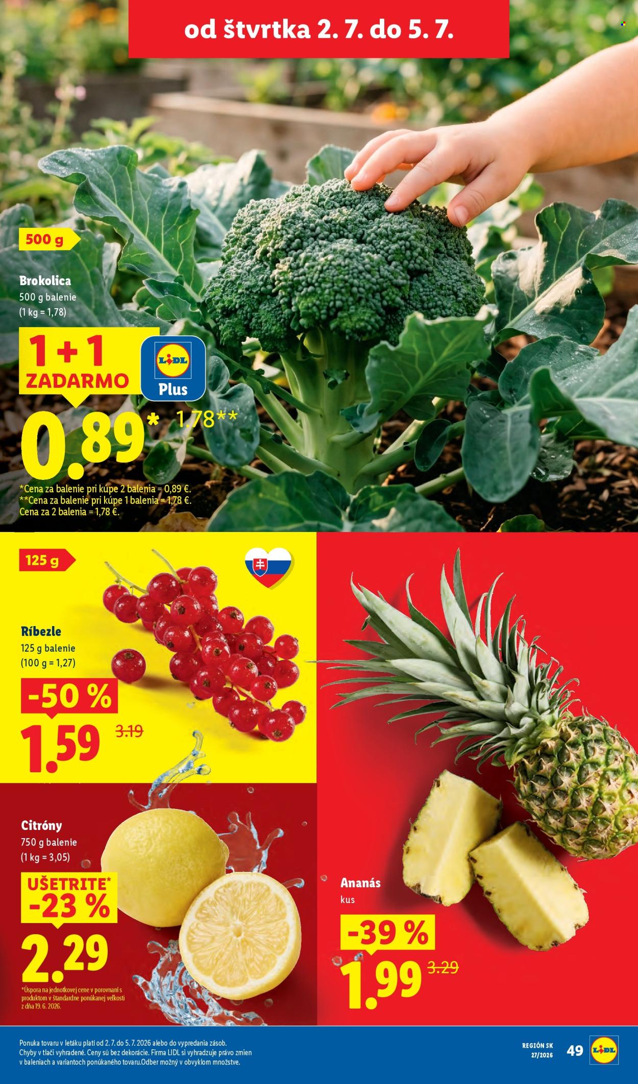 Leták Lidl - 29.6.2026 - 5.7.2026. Strana 61