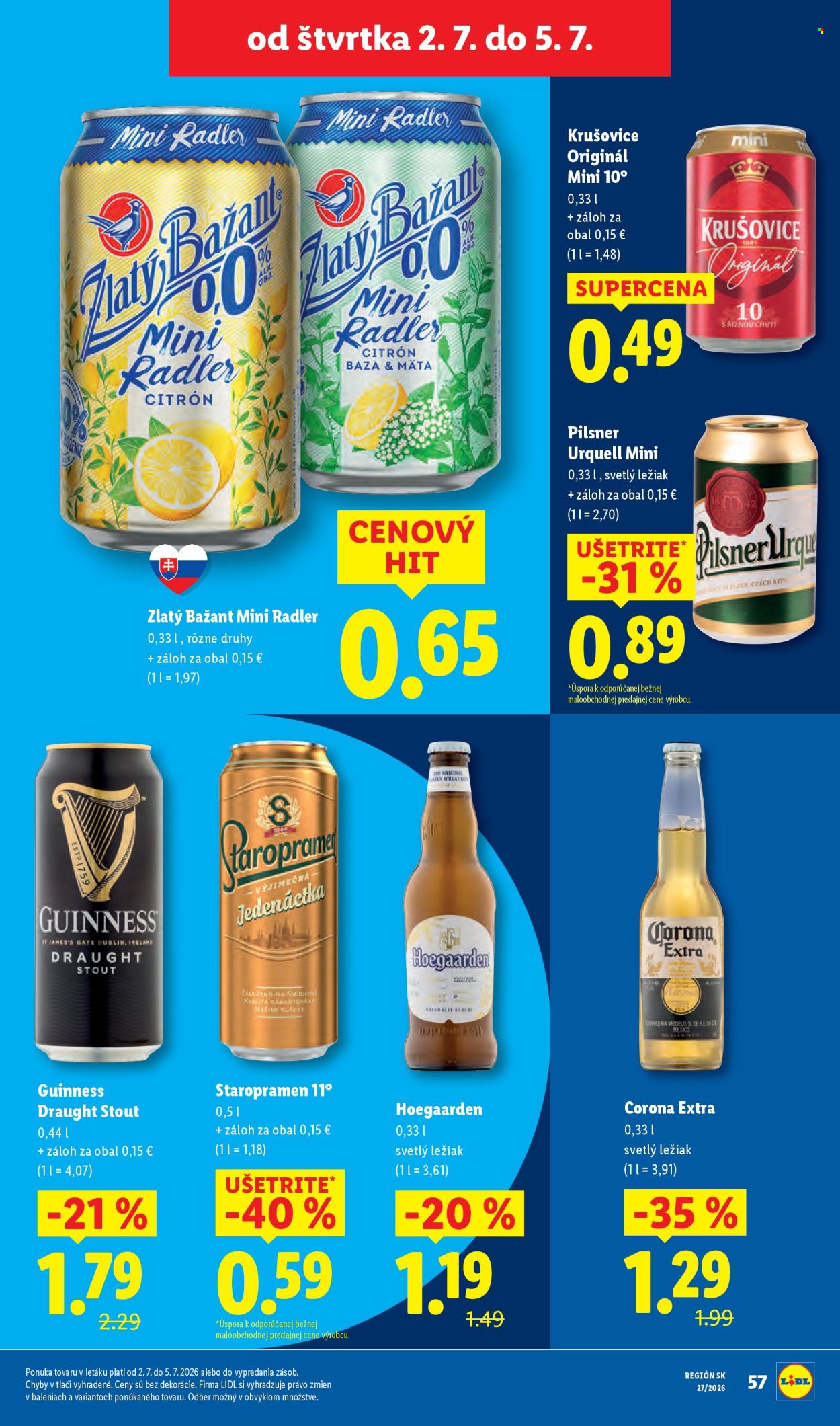 Leták Lidl - 29.6.2026 - 5.7.2026. Strana 69