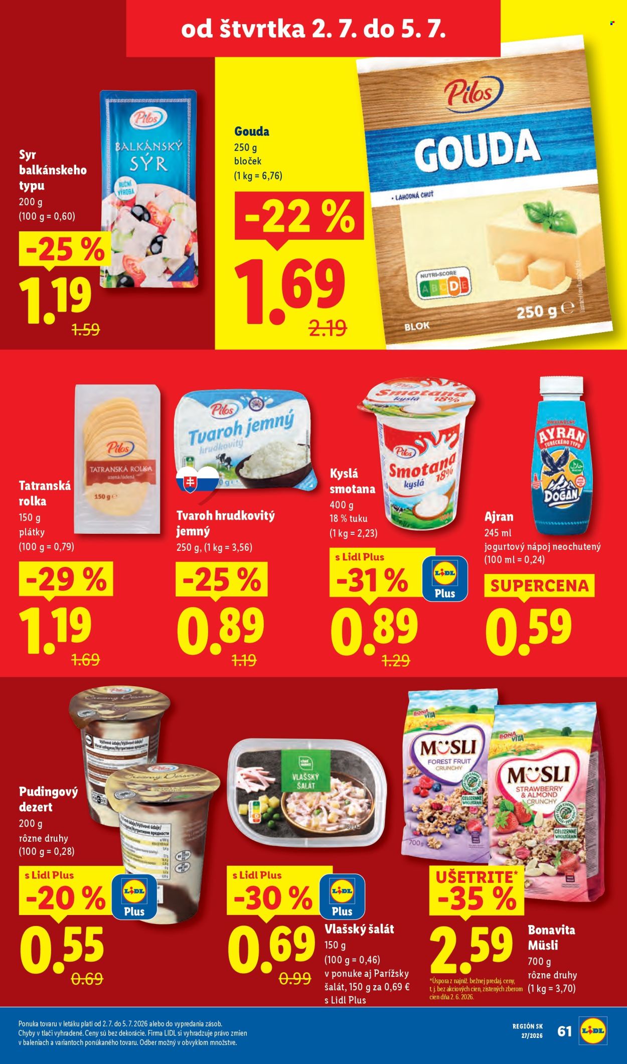 Leták Lidl - 29.6.2026 - 5.7.2026. Strana 73