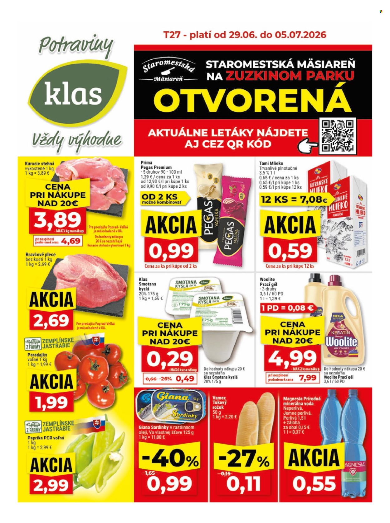 Leták Klas - 29.6.2026 - 5.7.2026. Strana 1