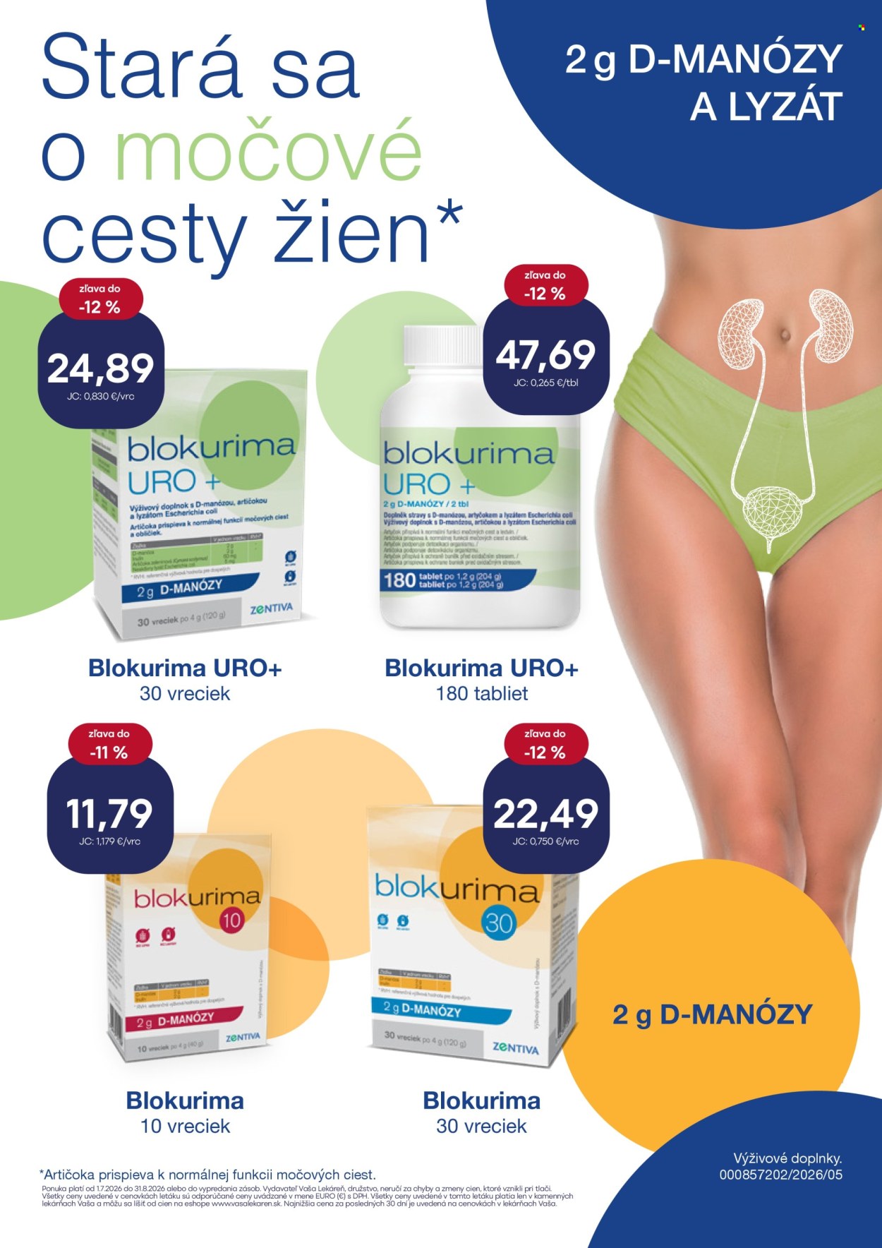 Leták Vaša lekáreň - 1.7.2026 - 31.7.2026. Strana 15
