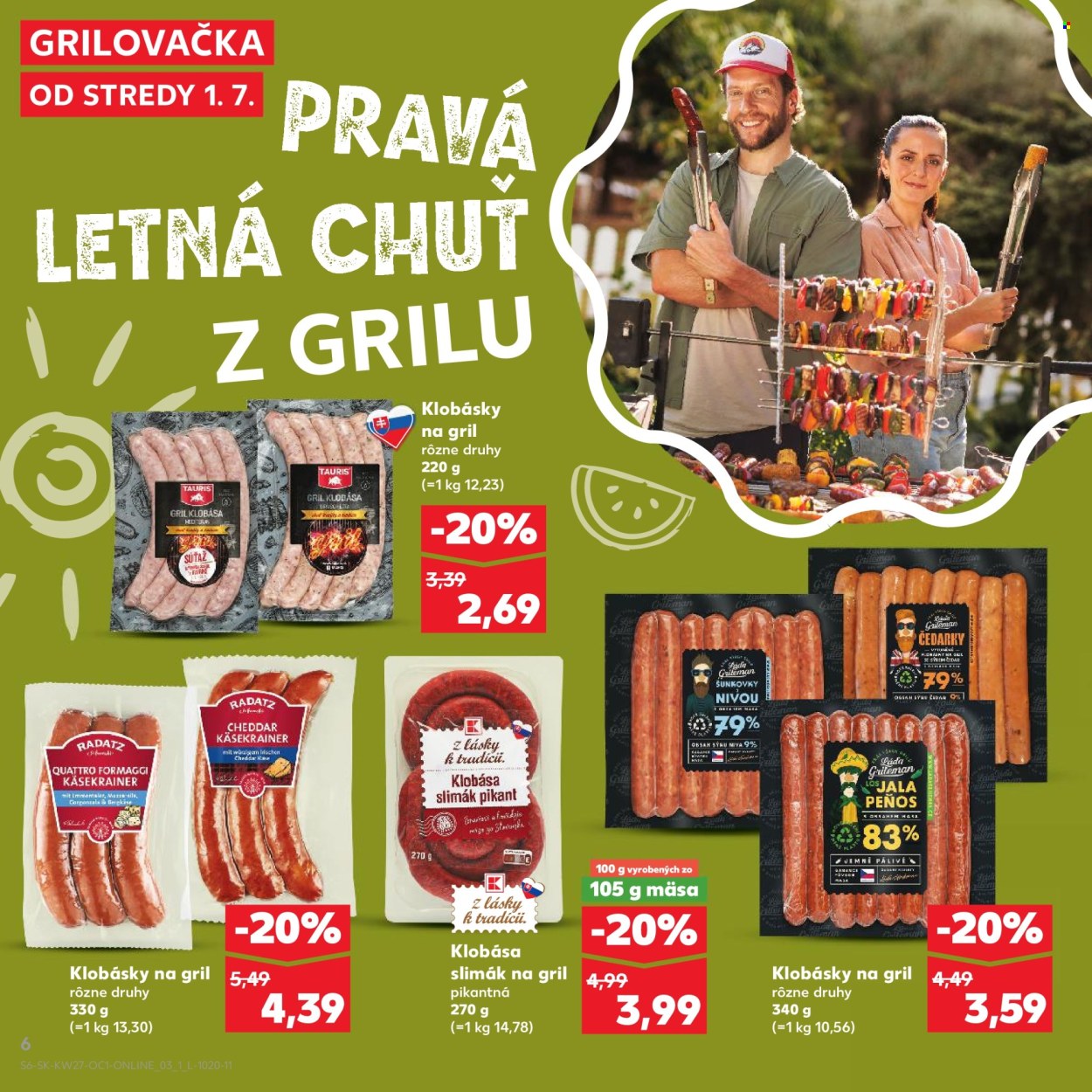 Leták Kaufland - 1.7.2026 - 31.7.2026. Strana 6