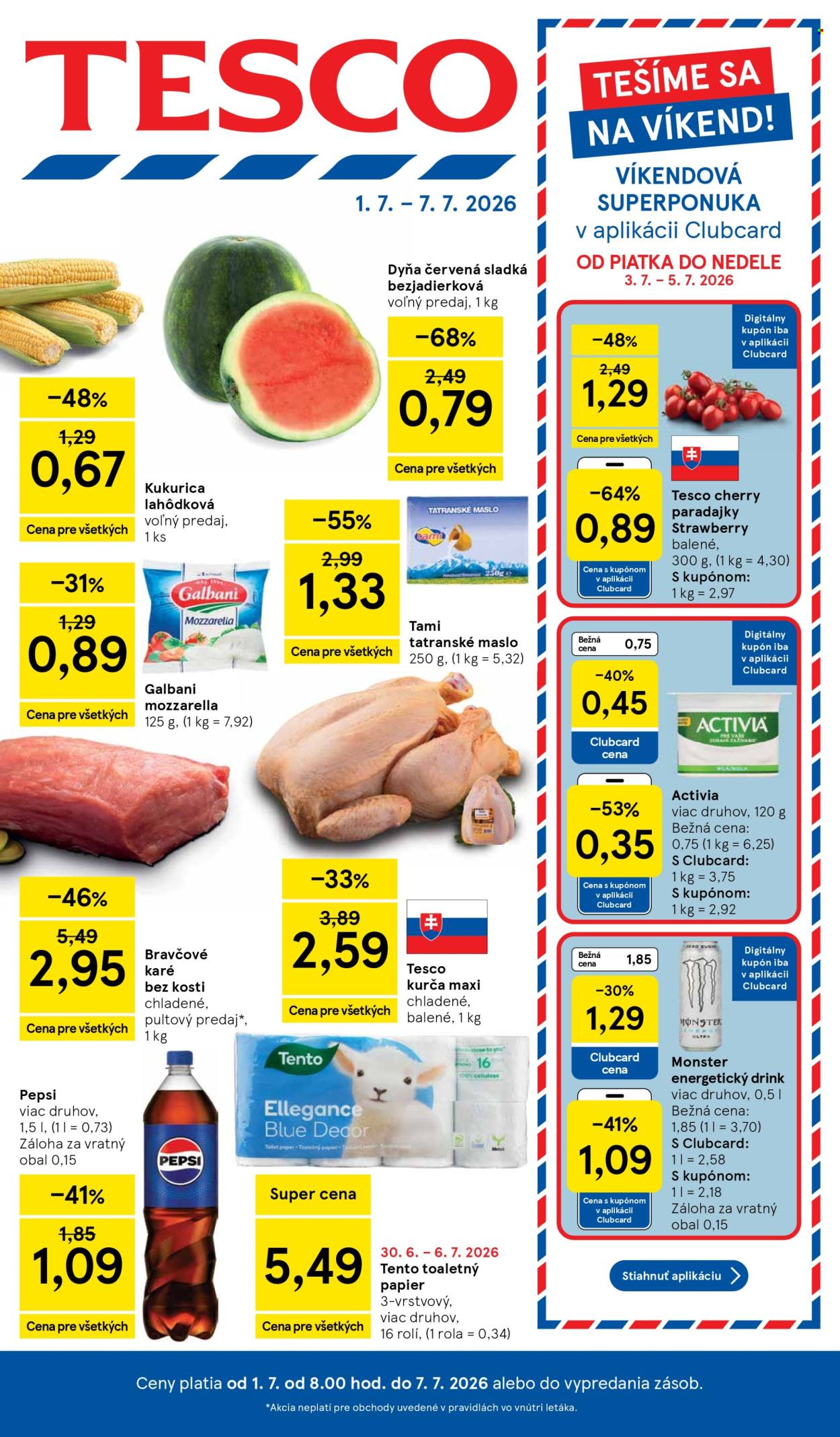 Leták TESCO - 1.7.2026 - 7.7.2026. Strana 1