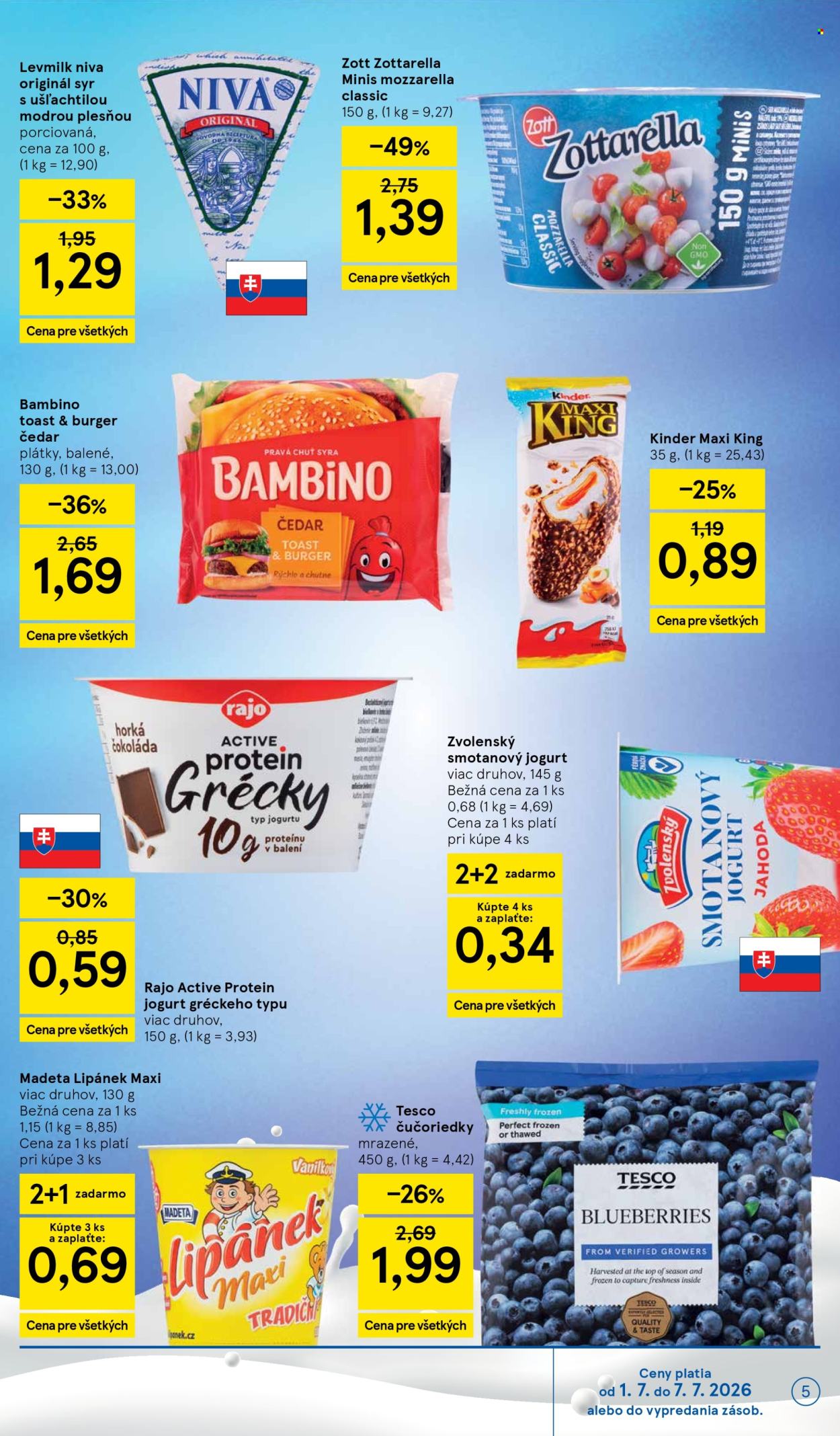 Leták TESCO - 1.7.2026 - 7.7.2026. Strana 5