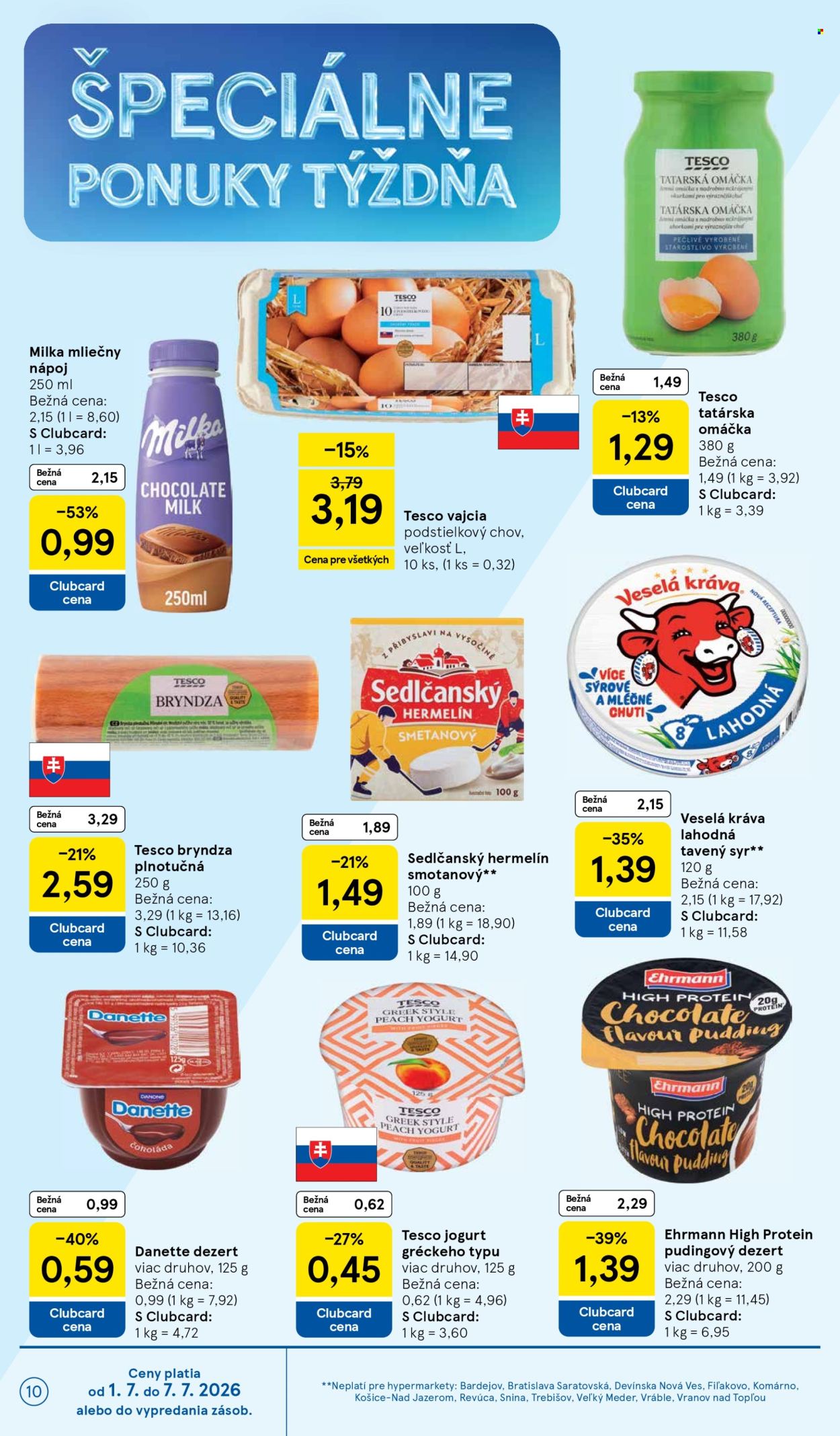 Leták TESCO - 1.7.2026 - 7.7.2026. Strana 10