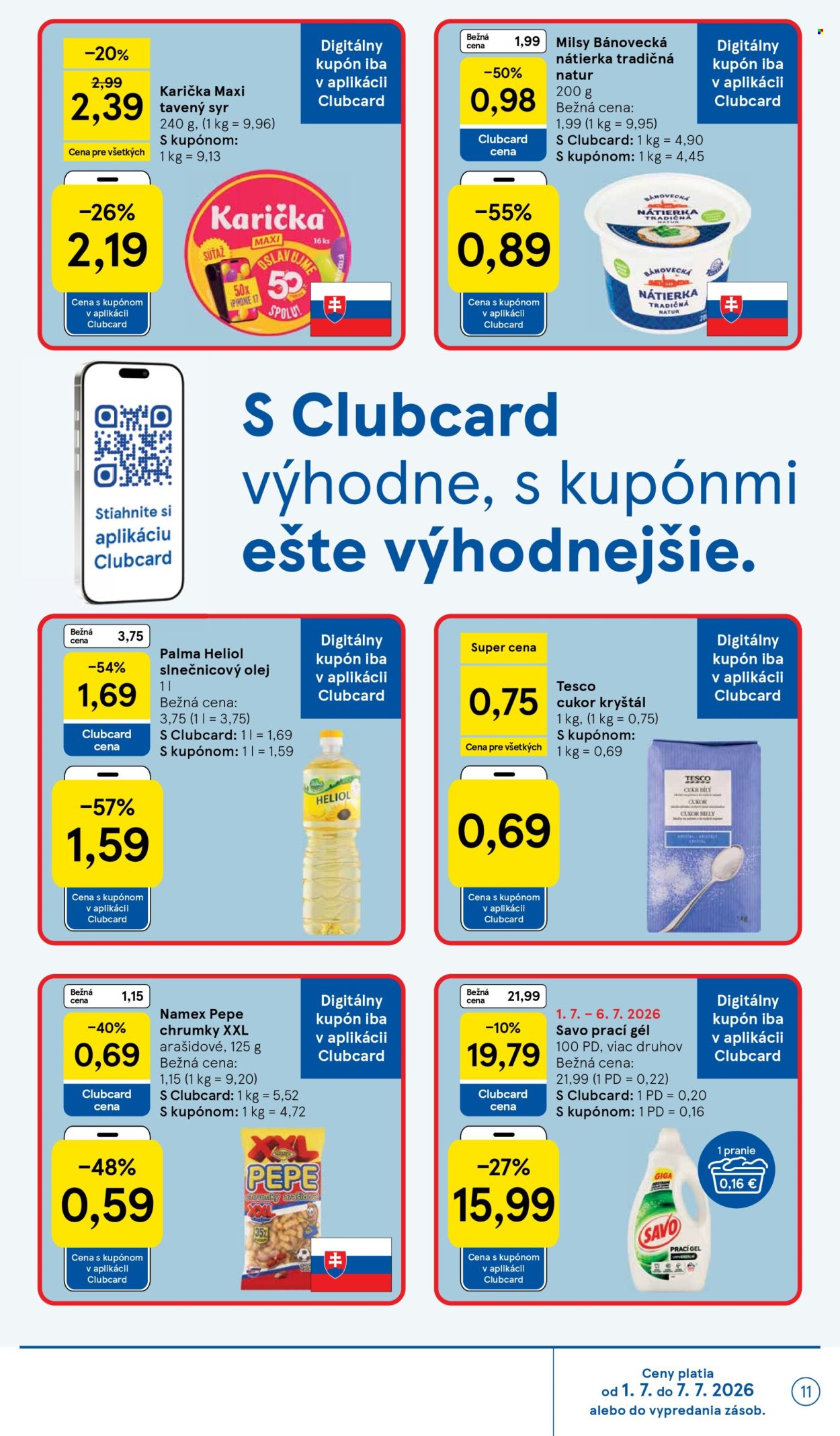 Leták TESCO - 1.7.2026 - 7.7.2026. Strana 11