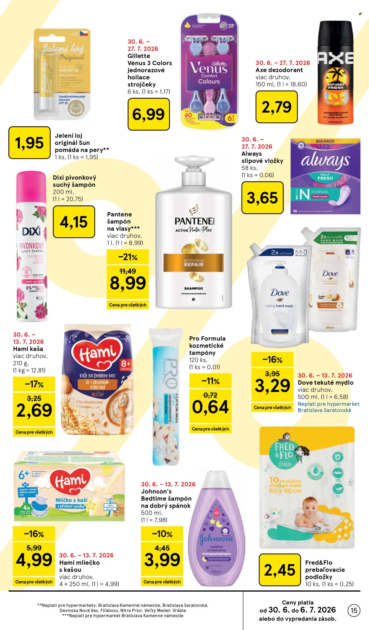 Leták TESCO - 1.7.2026 - 7.7.2026. Strana 15