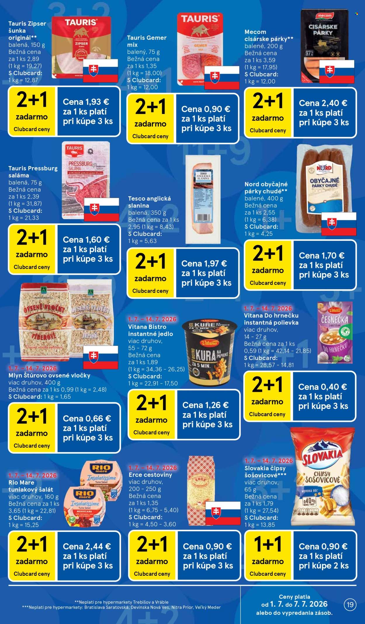 Leták TESCO - 1.7.2026 - 7.7.2026. Strana 19