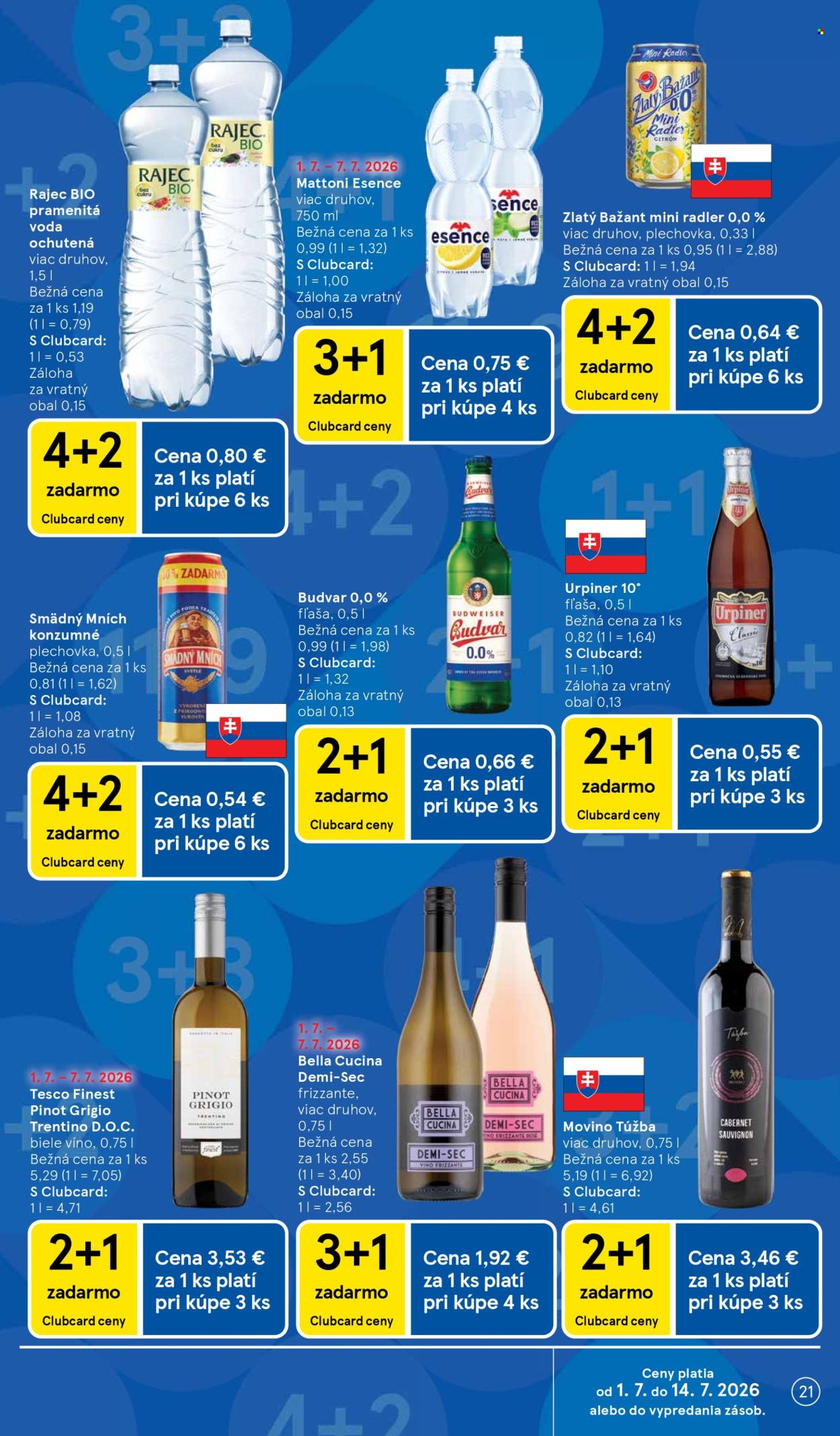 Leták TESCO - 1.7.2026 - 7.7.2026. Strana 21