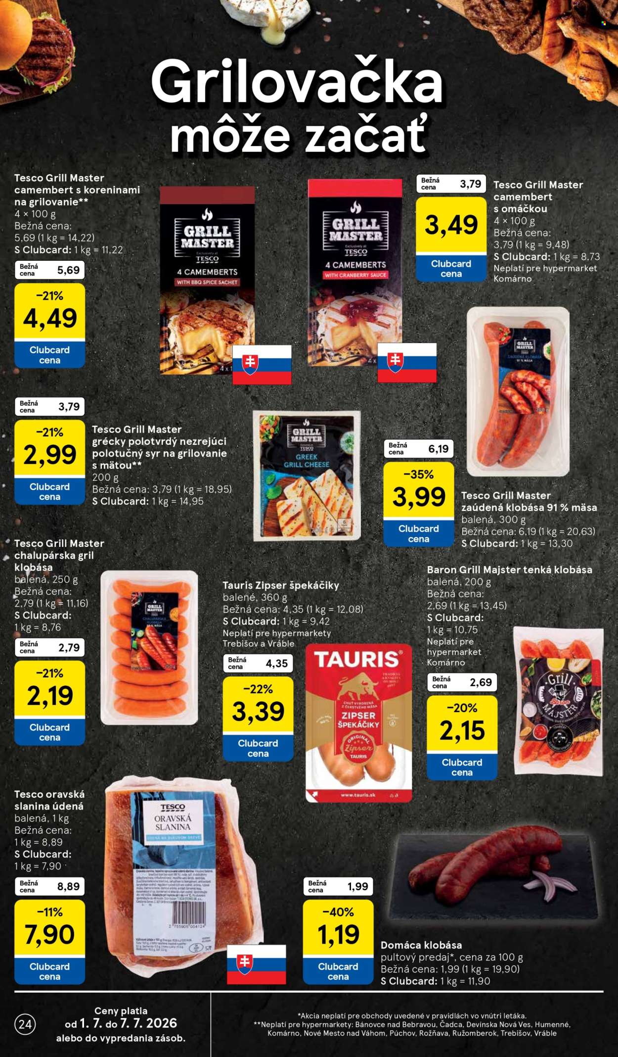 Leták TESCO - 1.7.2026 - 7.7.2026. Strana 24